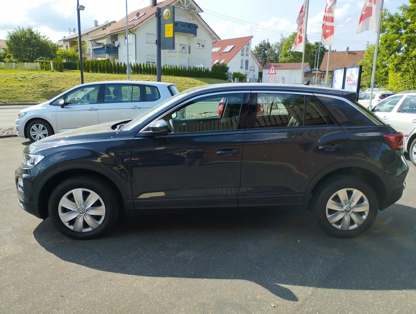 Volkswagen T-Roc 1.0 TSI Ambiente Mod. 20,1.Hand Top,Schnäppchen Grijs - 2