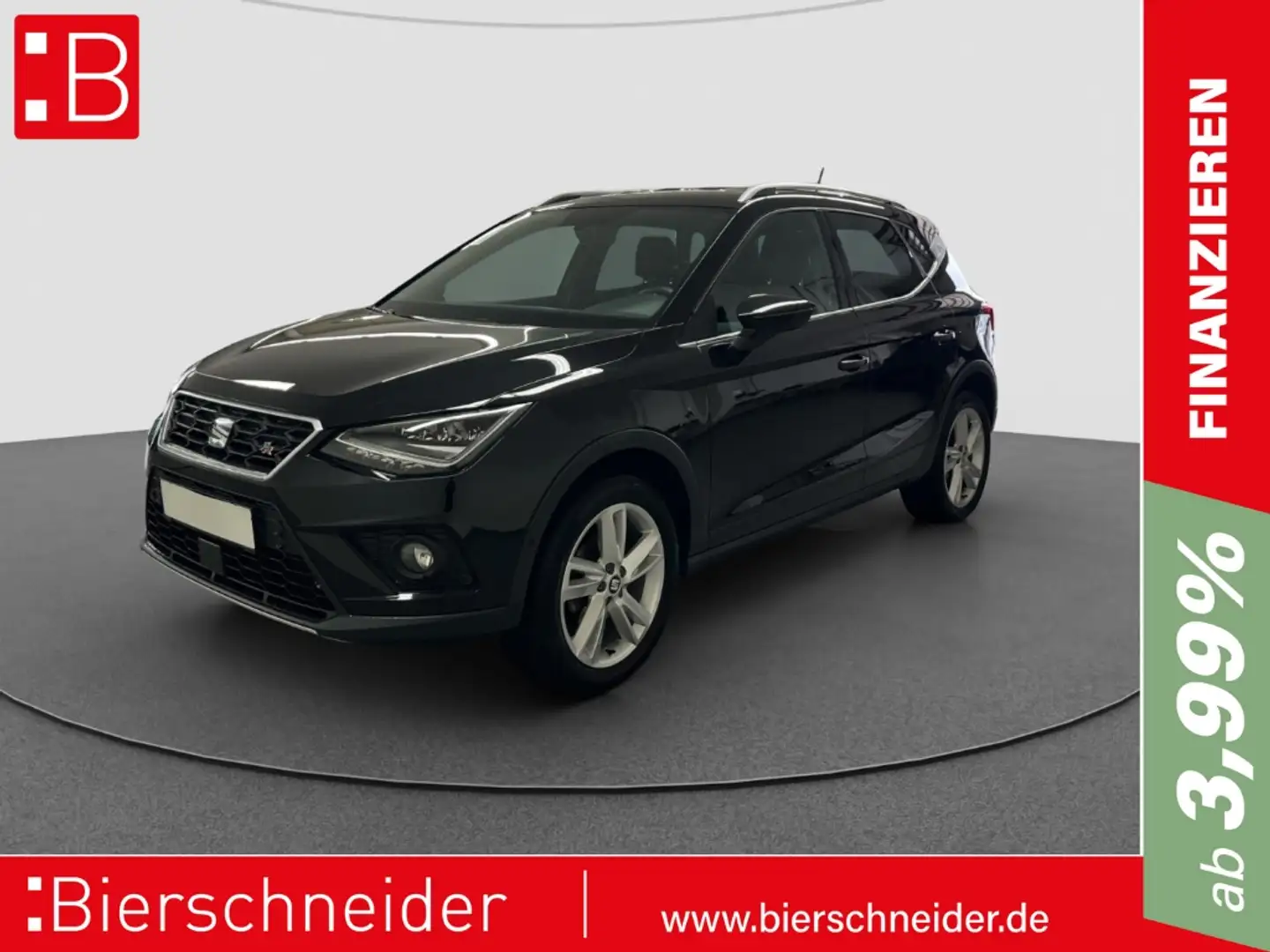 SEAT Arona 1.0 TSI DSG FR AHK ACC DAB SHZ LED Schwarz - 1