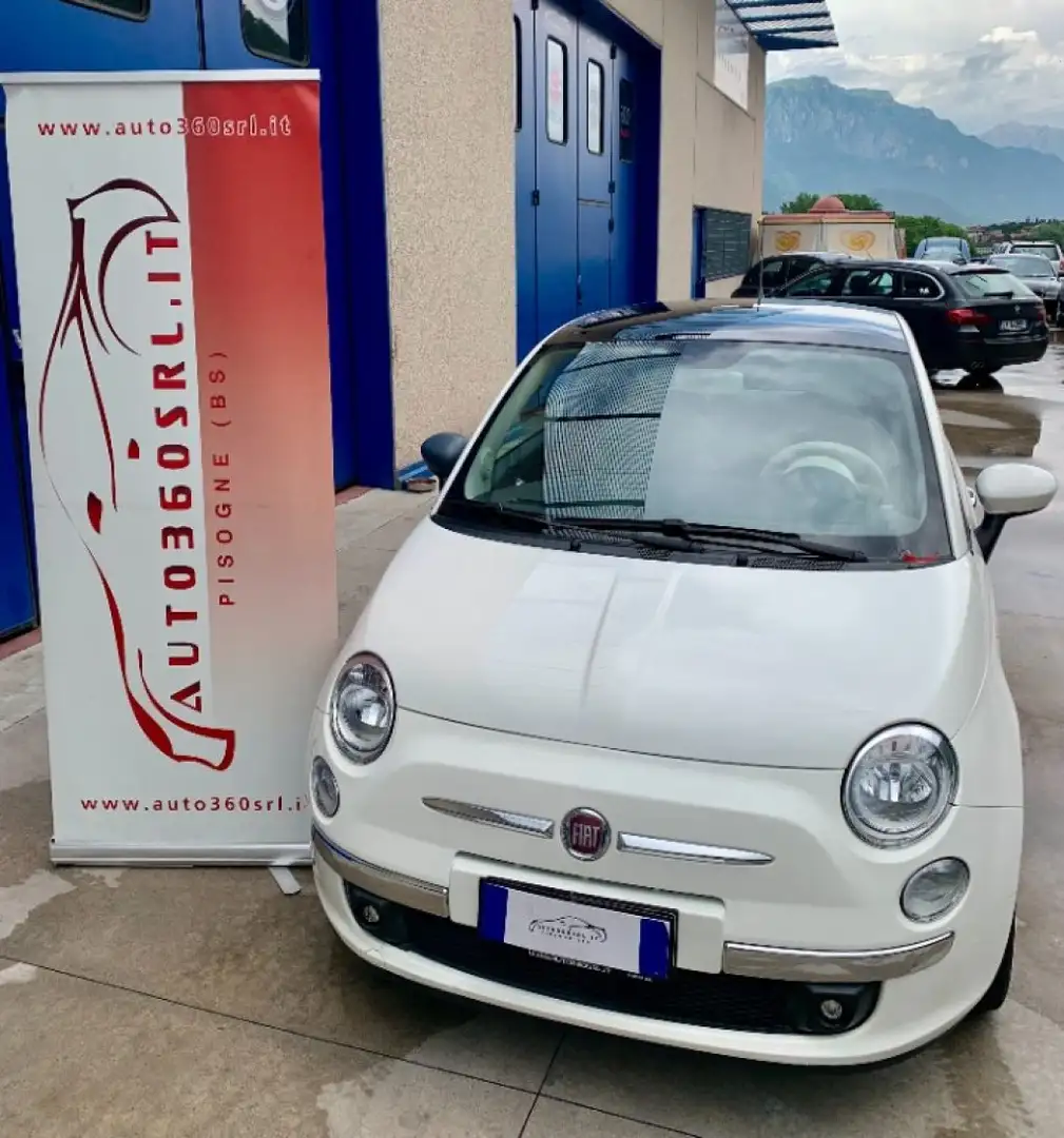 Fiat 500 1.2 Lounge AUTOMATICA Bianco - 1