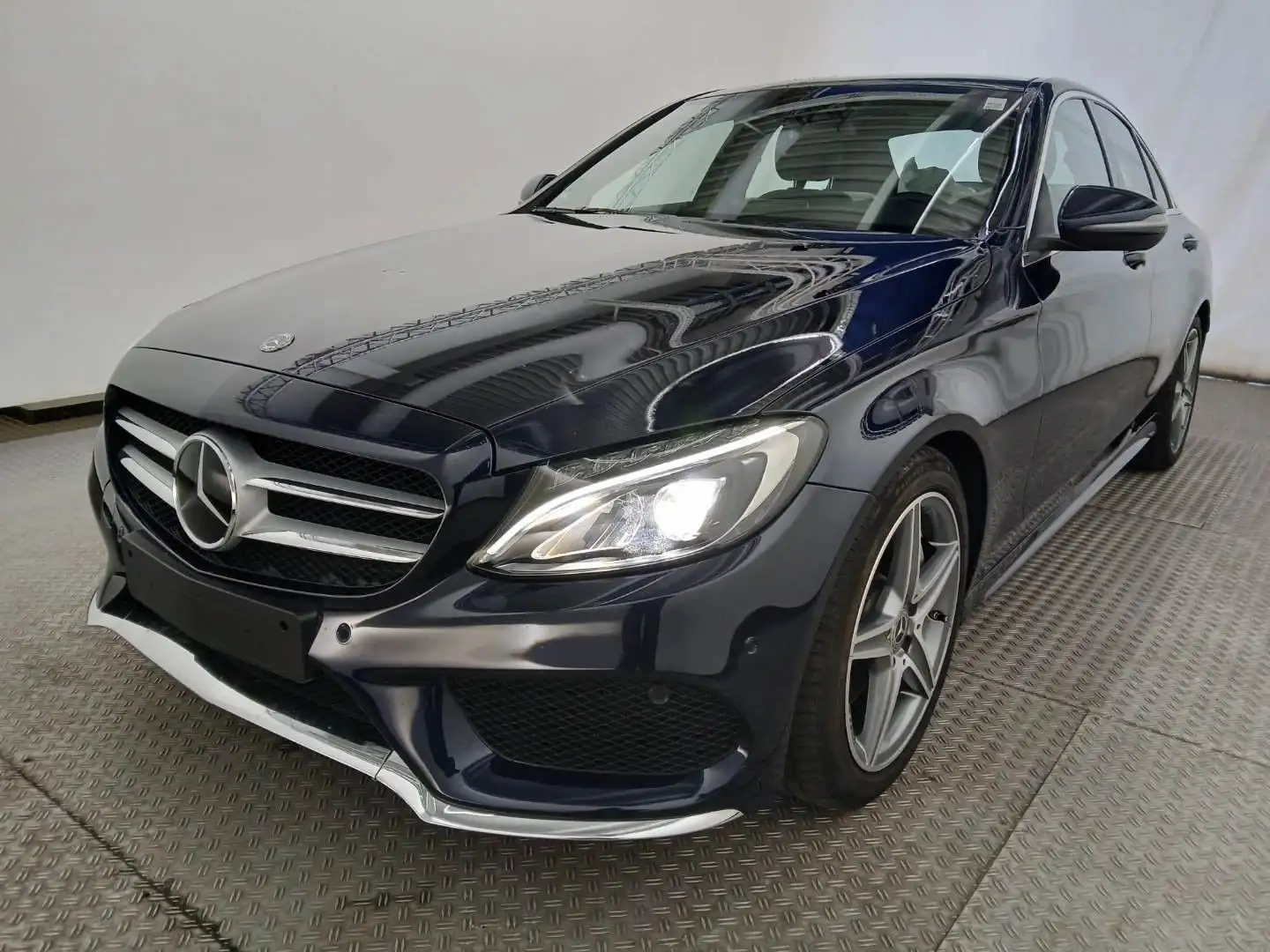 Mercedes-Benz C 250 AMG Line*PANO*LED*NAVI*RHKAM*DISTRONIC* Bleu - 1