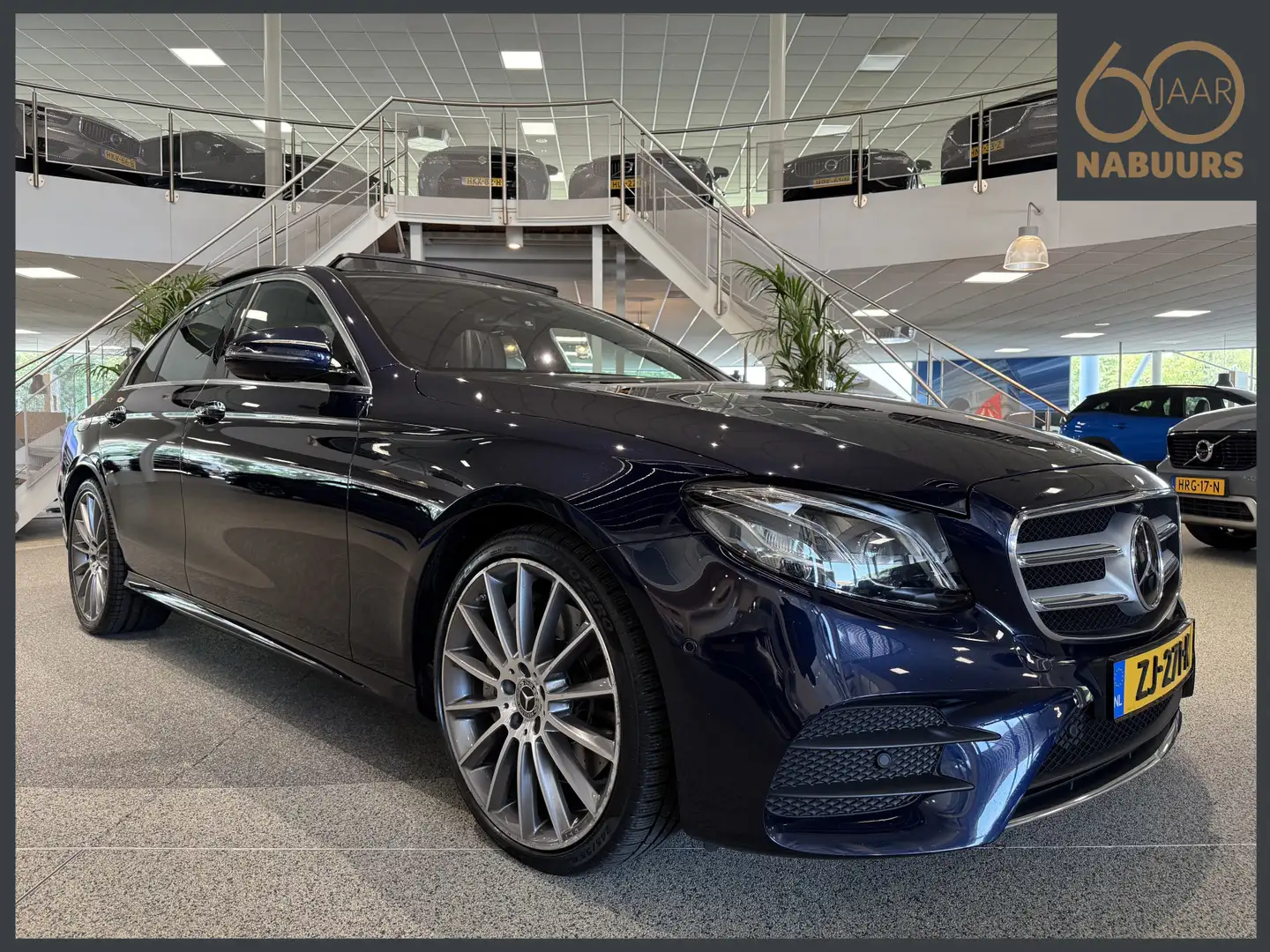 Mercedes-Benz E 400 d 4Matic, NL auto, Designo, Vol opties! Blauw - 1