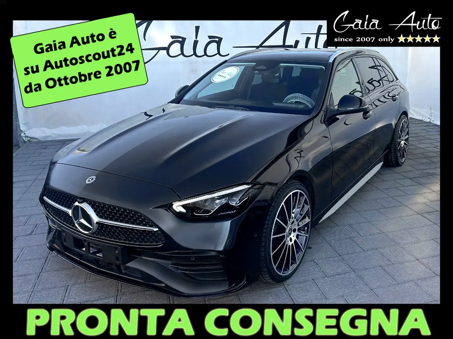 Mercedes-Benz C 220 SW PREMIUM AMG TETTO mild-Hybrid Night pack Negro - 1