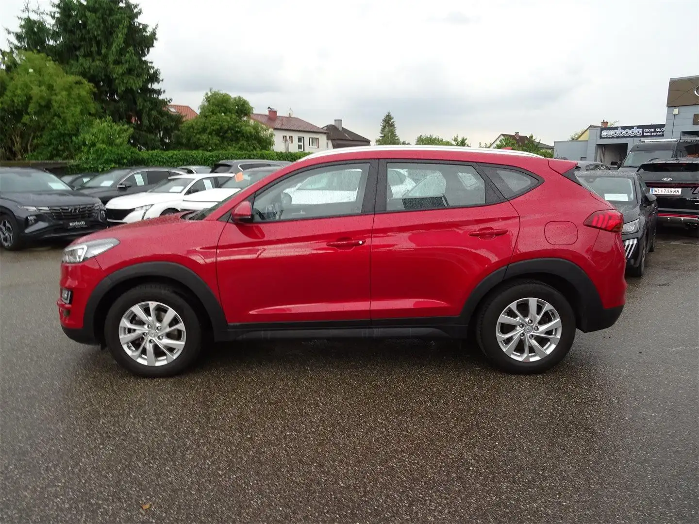 Hyundai TUCSON Tucson Level 3 1,6 T-GDi 4WD DCT Rouge - 2