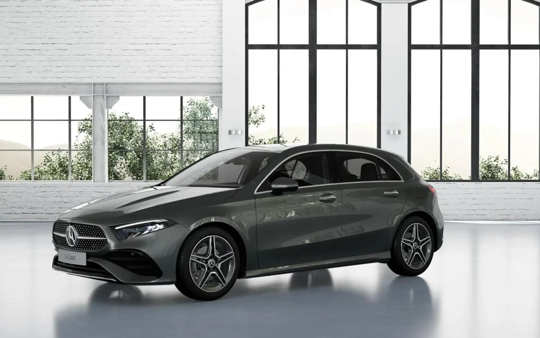 Mercedes-Benz A 180 d Automatic AMG Line Premium Szary - 1