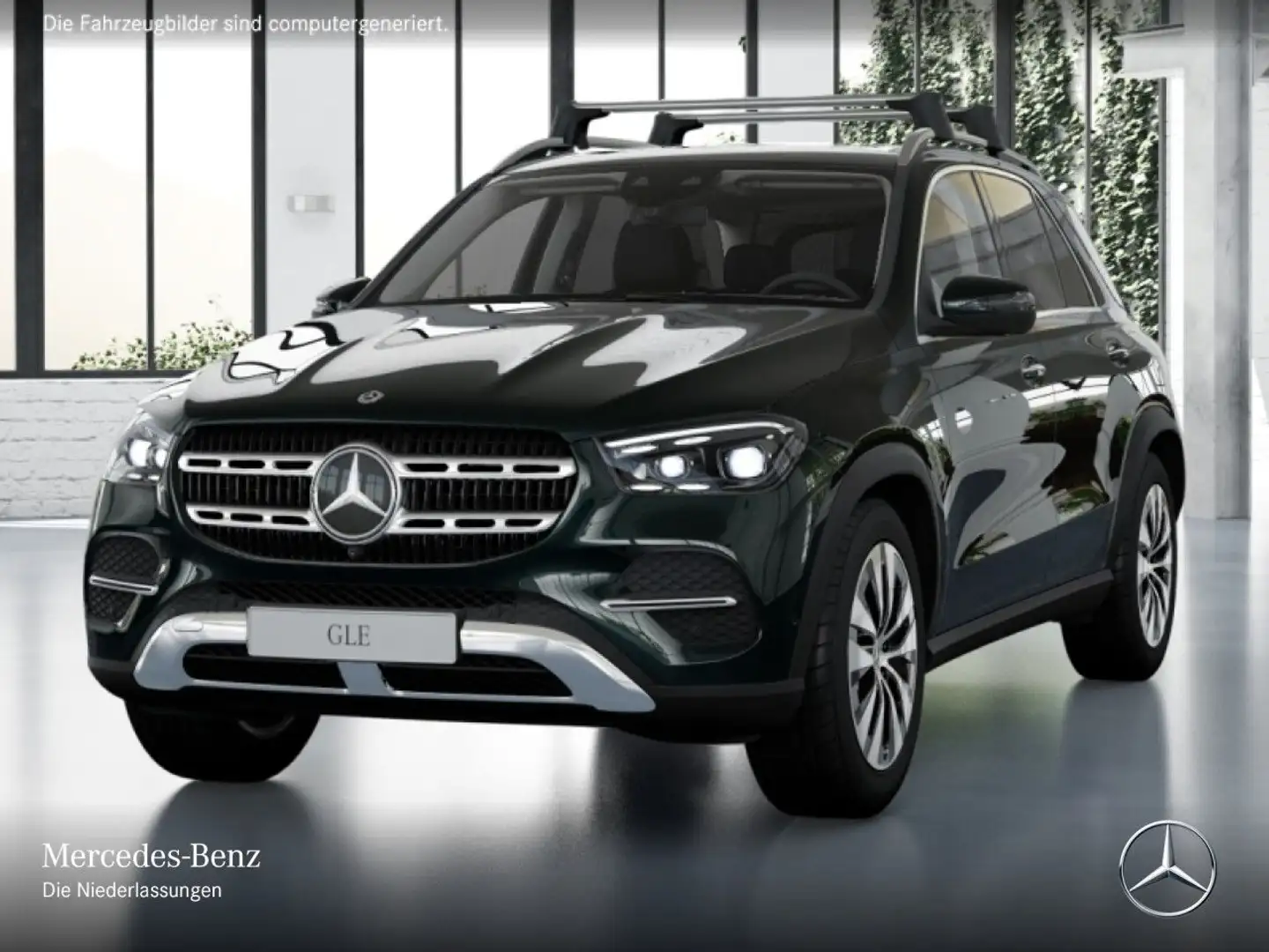 Mercedes-Benz GLE 350 de 4M PANO+360+AHK+MULTIBEAM+HUD+SPUR+TOTW Grün - 2