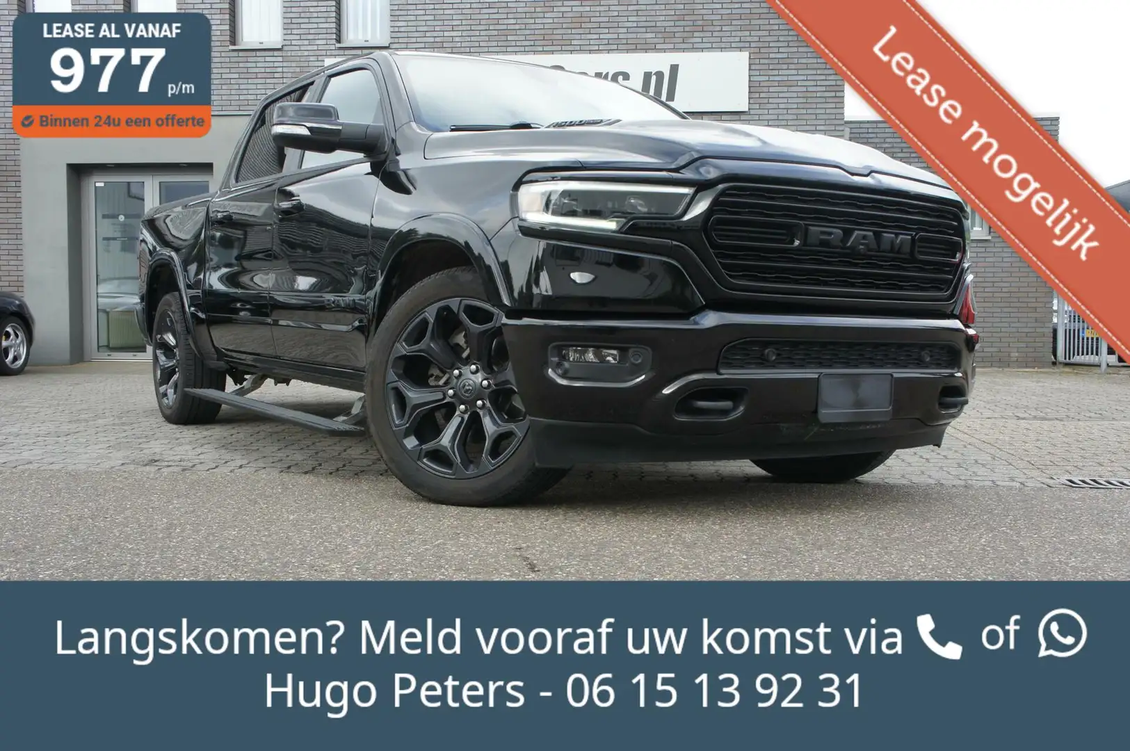 Dodge RAM 1500 4X4 5.7 V8 4x4 Crew Cab Limited Night Acc|Hud Zwart - 1