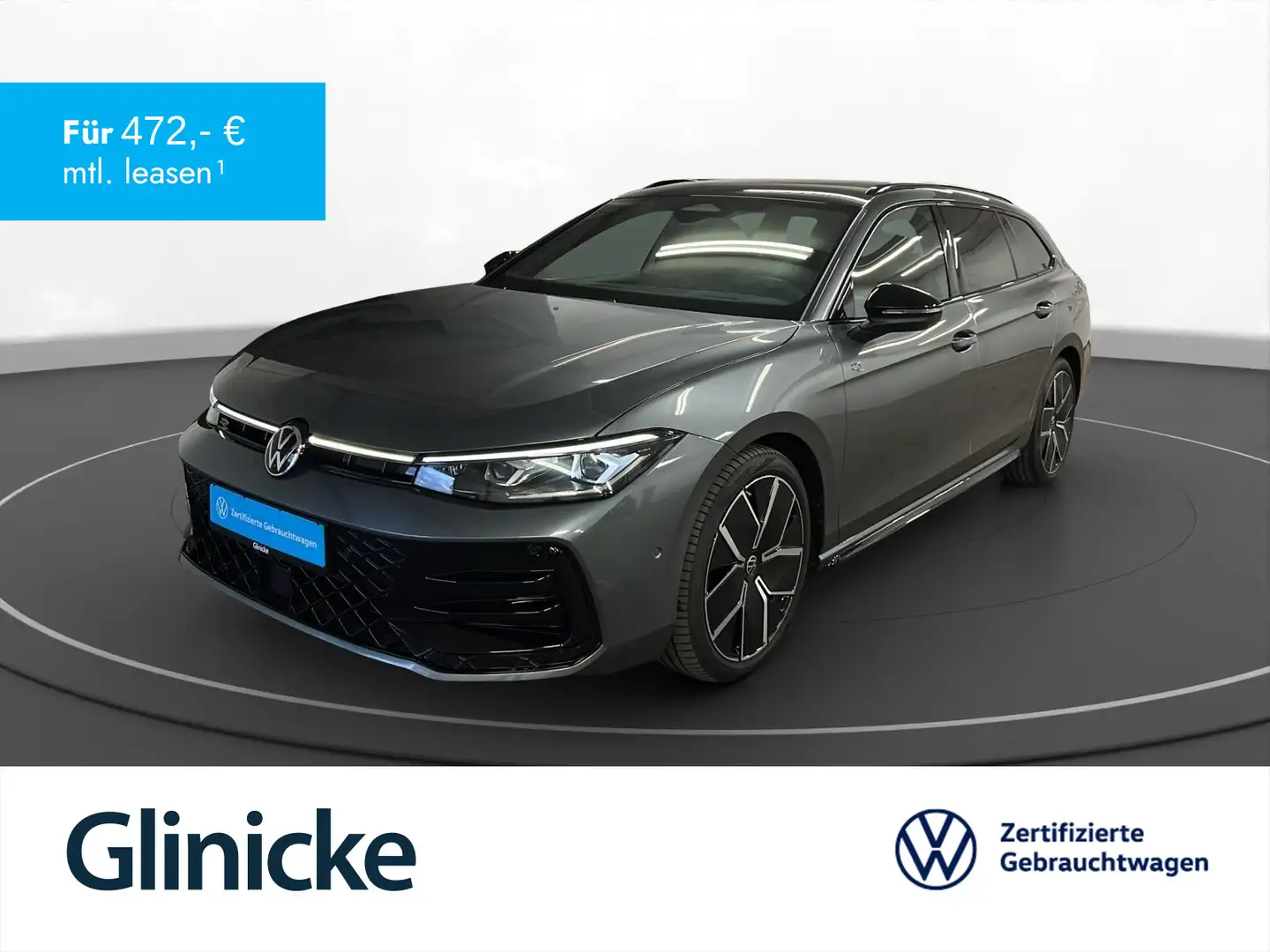 Volkswagen Passat Variant 2.0 TDI 4M R-Line AHK Matrix LM 1 Grau - 1