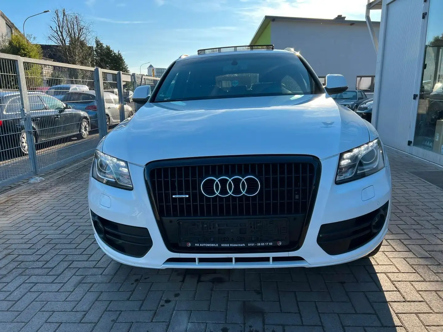 Audi Q5 3.2 FSI quattro S-Line Pano Xenon Weiß - 2