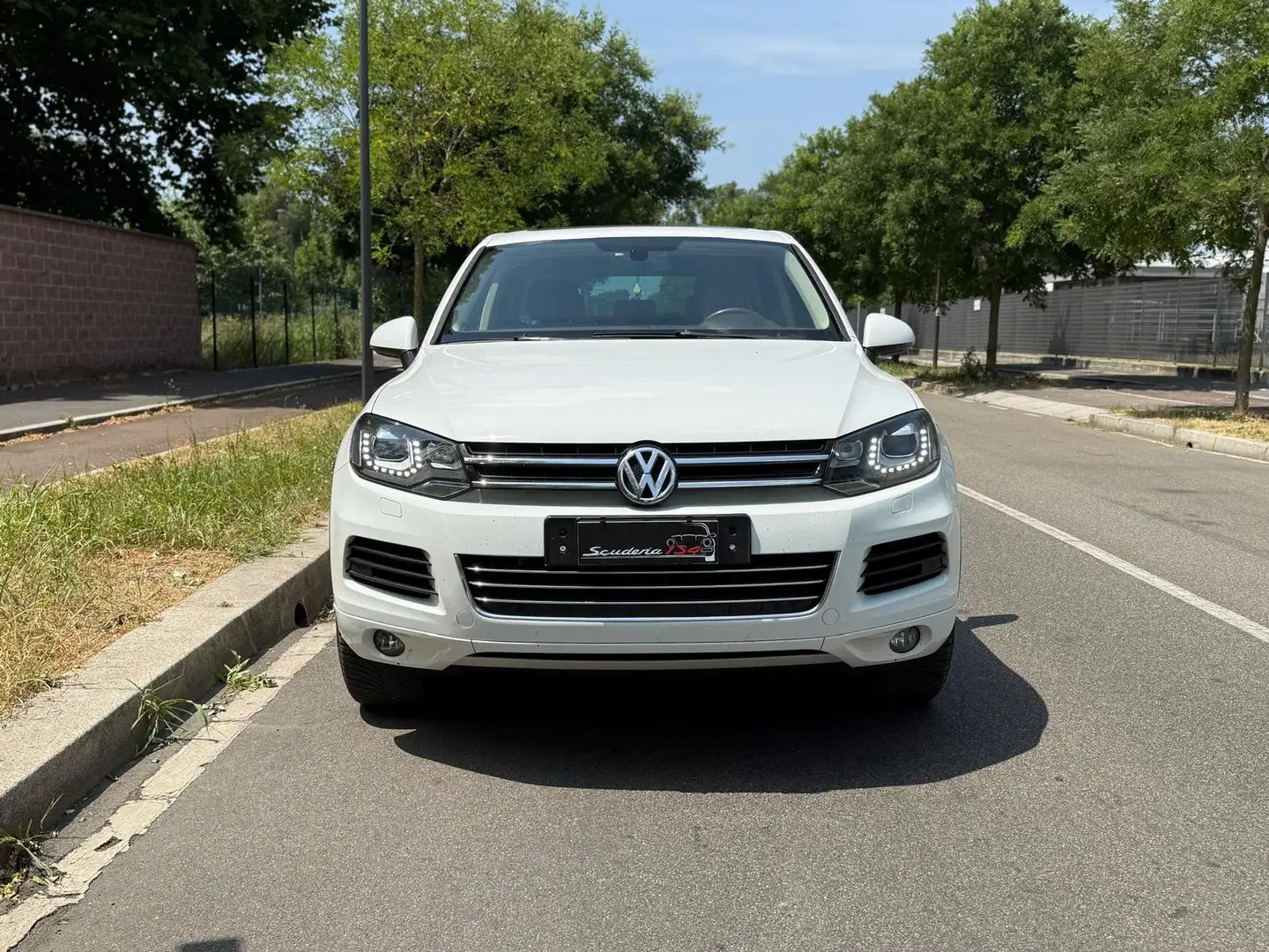 Volkswagen Touareg 3.0 V6 tdi 204cv tiptronic Blanc - 2