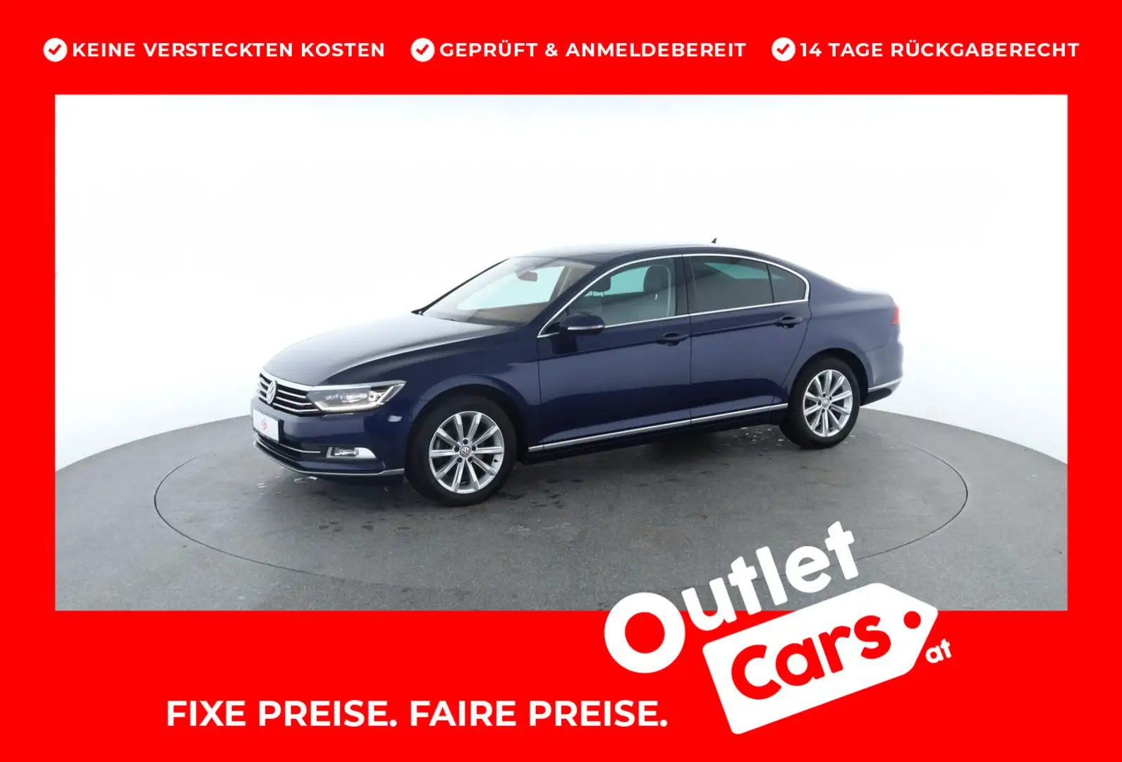 Volkswagen Passat Highline TDI SCR DSG Blau - 1