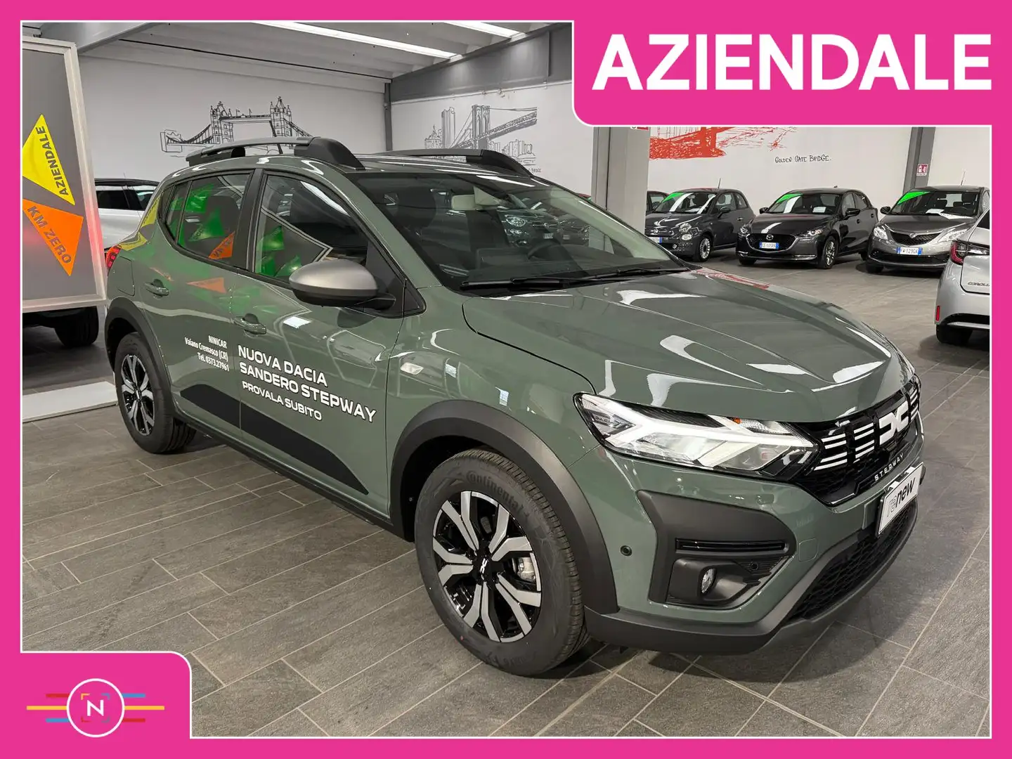 Dacia Sandero Stepway Expression UP 1.0 tce 110cv Verde - 1