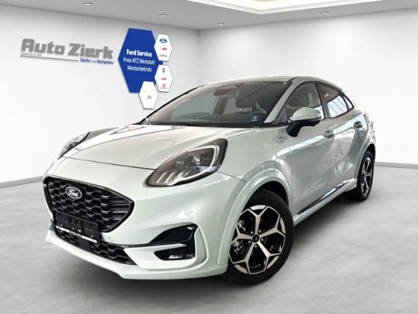 Ford Puma ST-Line X 1.0 EcoBoost MHEV Aut. ACC NAVI LED Gris - 1