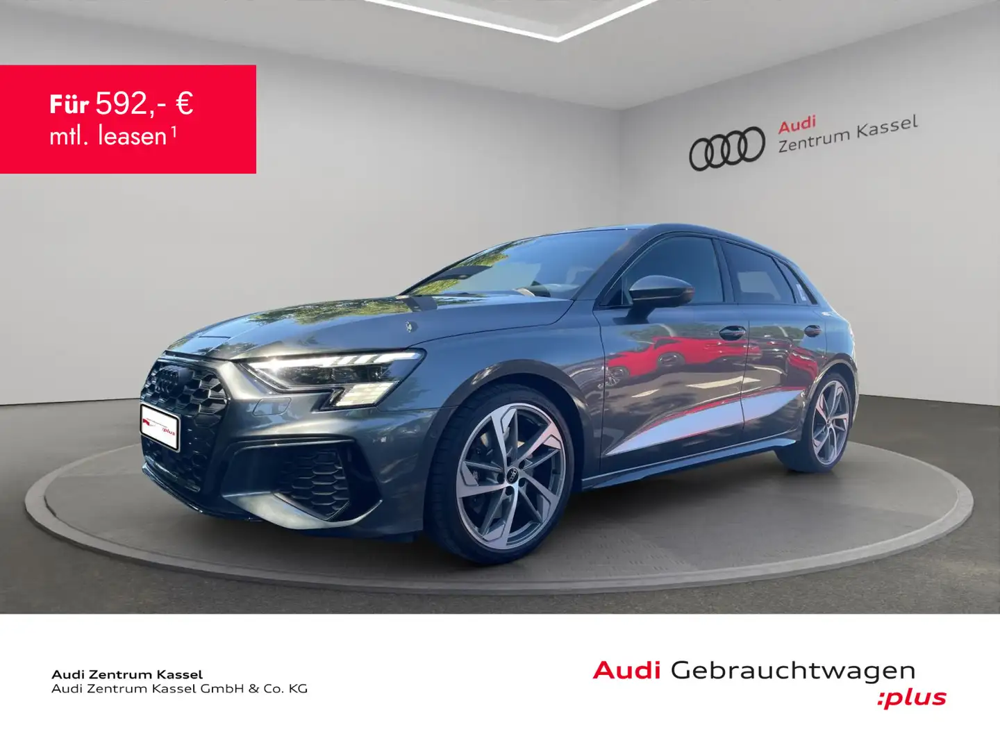Audi S3 S3 SB 2.0 TFSI qu. Matrix B&O Kamera Teilleder Grau - 1