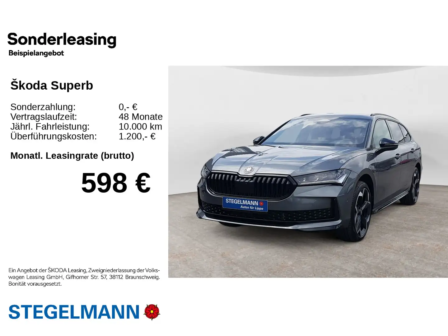Skoda Superb Combi 1.5 TSI iV Sportline 360°*Matrix*DC Grau - 2