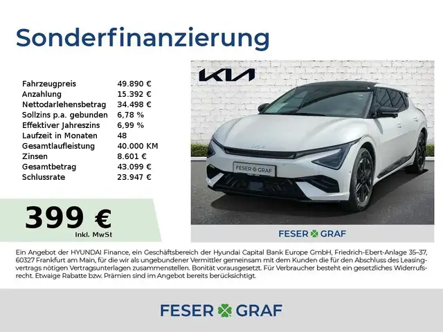 Kia EV6 PE GT Line 84 AWD WP GD ASS+ SD