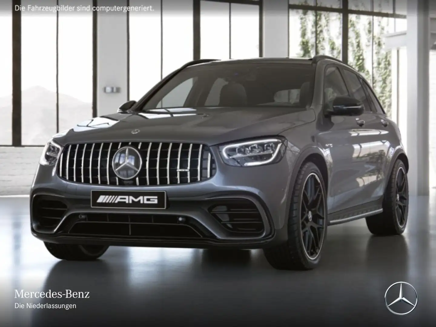 Mercedes-Benz GLC 63 AMG GLC 63 S 4M NIGHT+DRIVERS+PANO+360+AHK+LED+FAHRASS Gris - 2