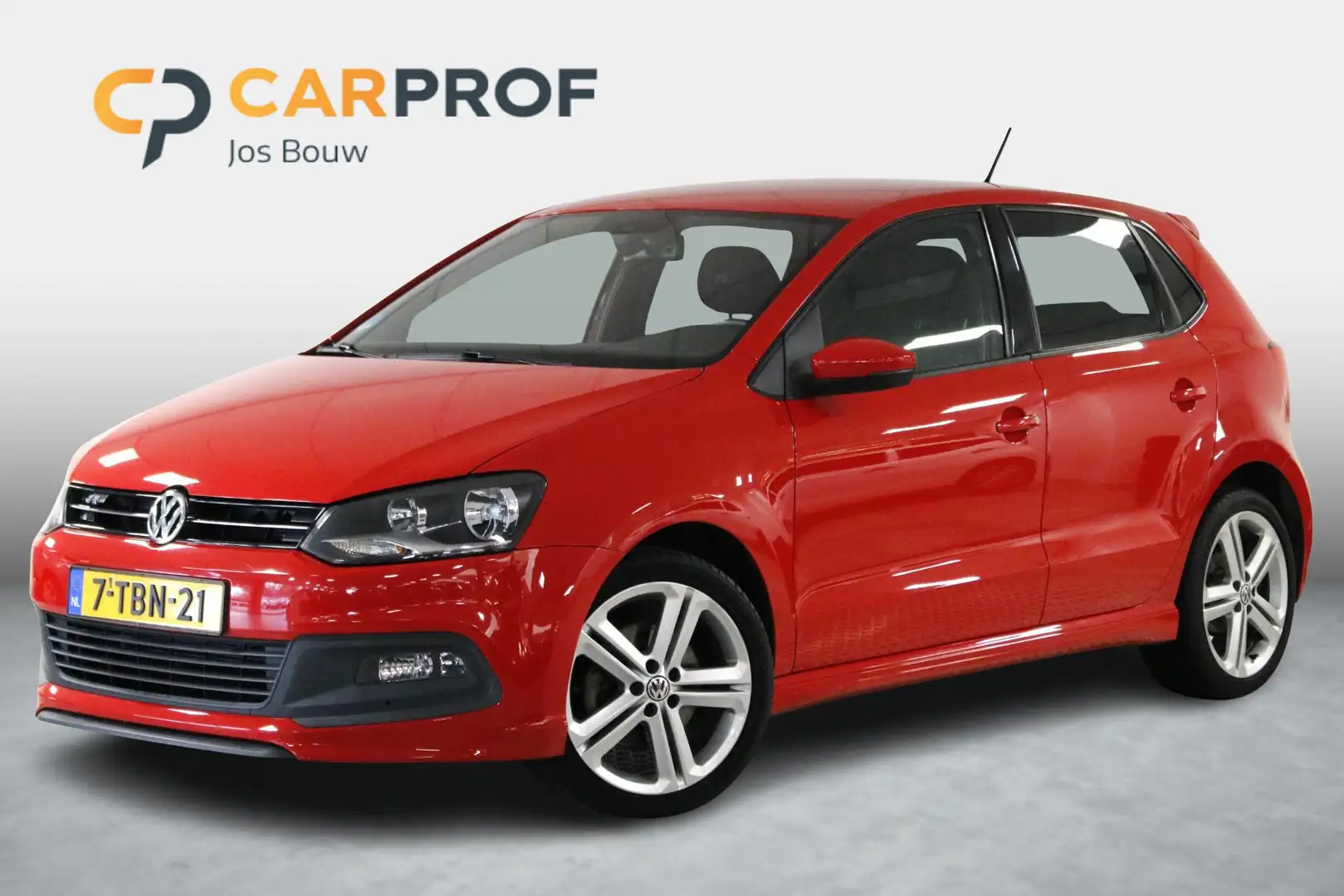Volkswagen Polo 1.2 TSI BlueMotion R-Line Edition 105 PK! NW. Dist Roşu - 1