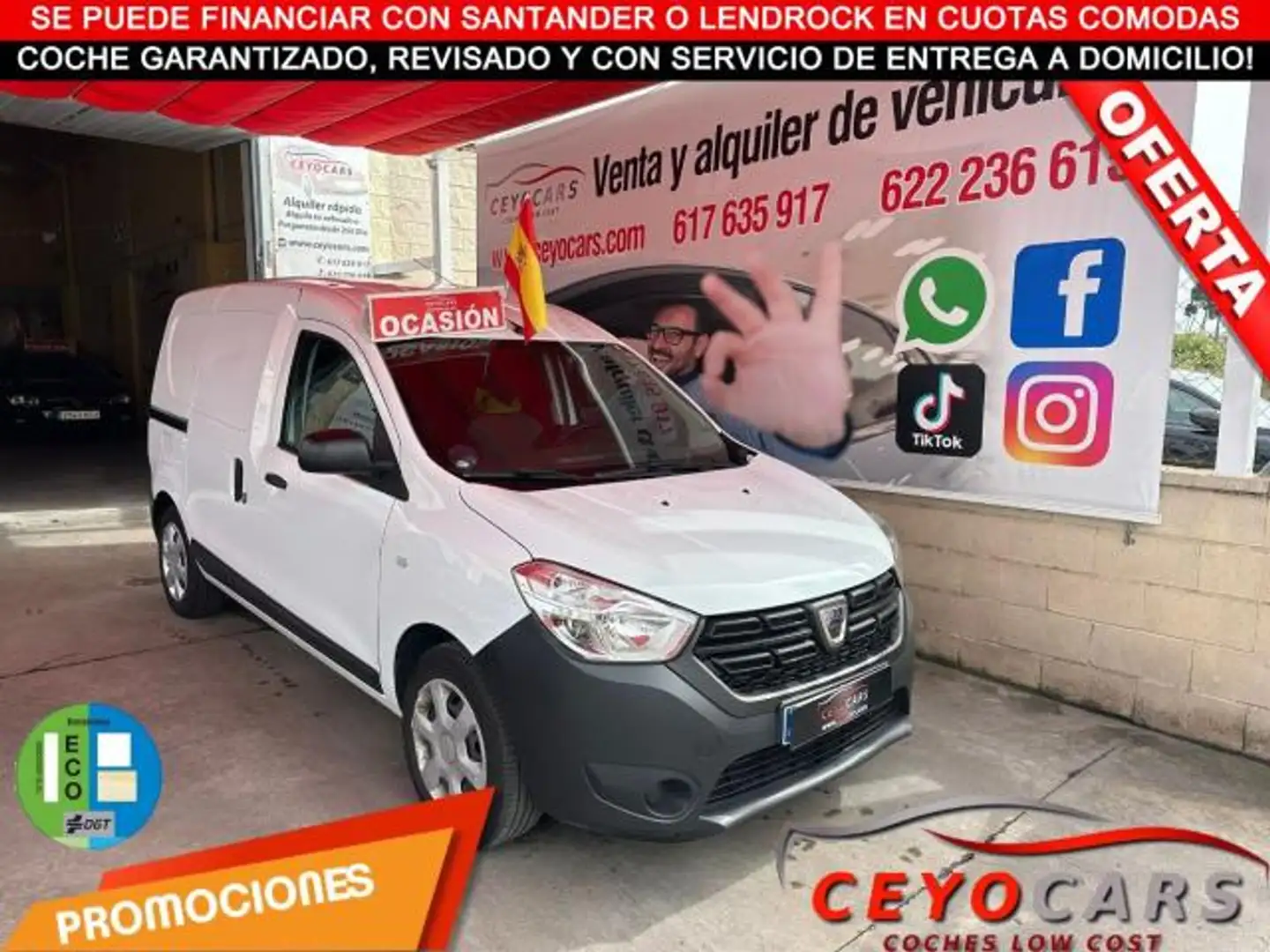 Dacia Dokker 1.6 Essential GLP 75kW Blanco - 1