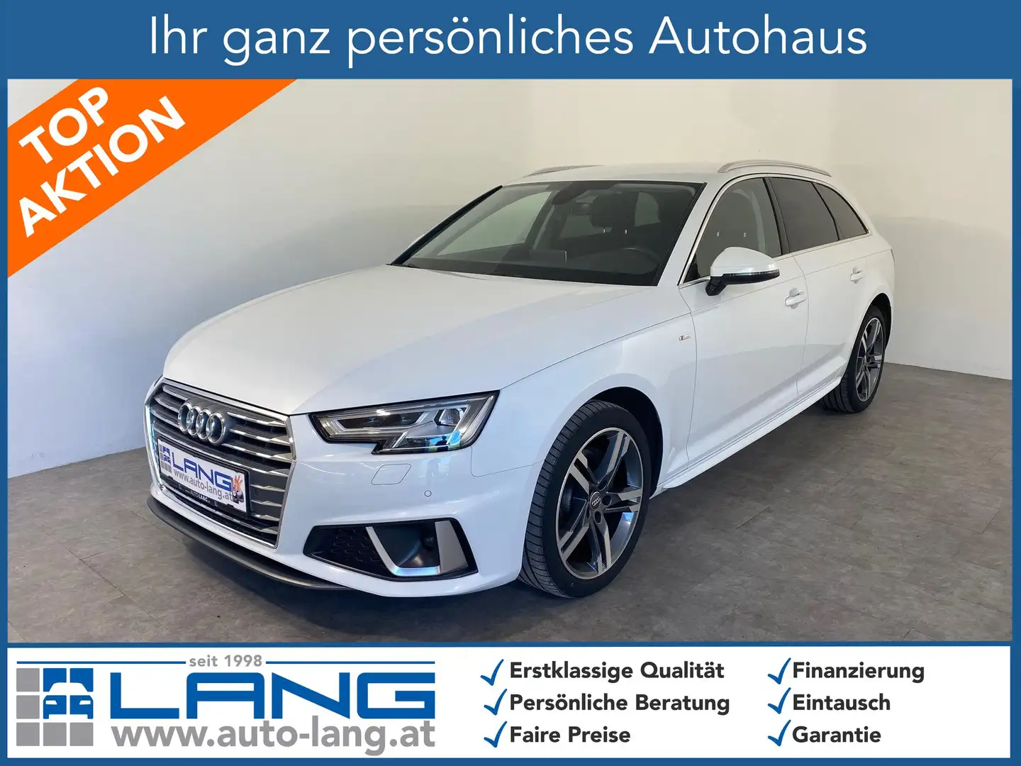 Audi A4 Avant 35 TDI sport S-line LED*NAVI 110 kW (150 ... Weiß - 1