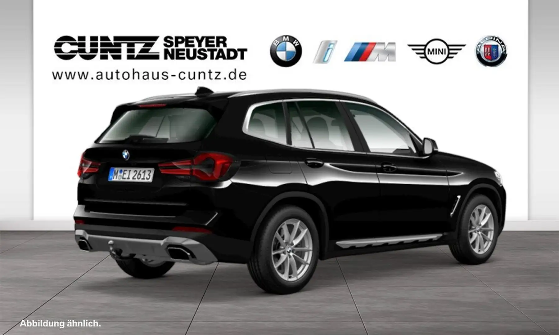 BMW X3 xDrive20d ZA DAB LED WLAN Standhzg. RFK AHK Чорний - 2