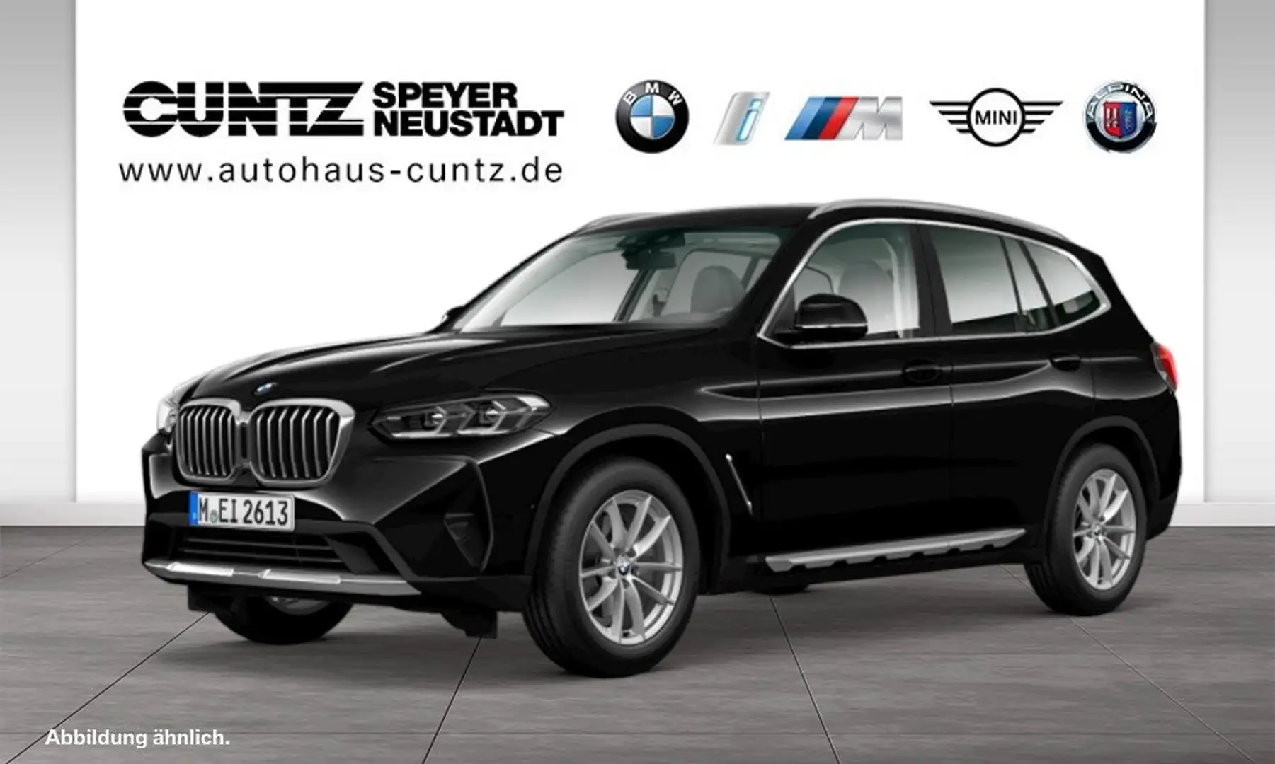 BMW X3 xDrive20d ZA DAB LED WLAN Standhzg. RFK AHK Чорний - 1
