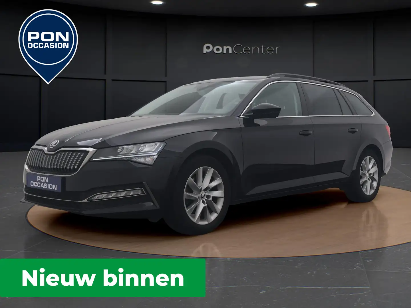 Skoda Superb Combi 1.4 TSI iV Ambition | NIEUW BINNEN | Elek. A Zwart - 1