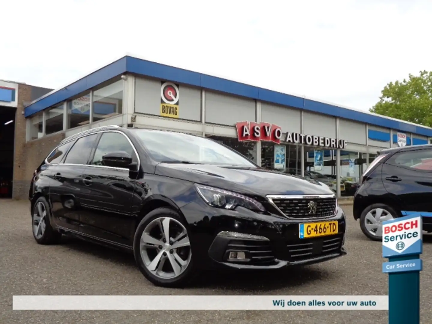 Peugeot 308 1.2 130pk GT-Line Clima Navi PDC 17" Trek Zwart - 1