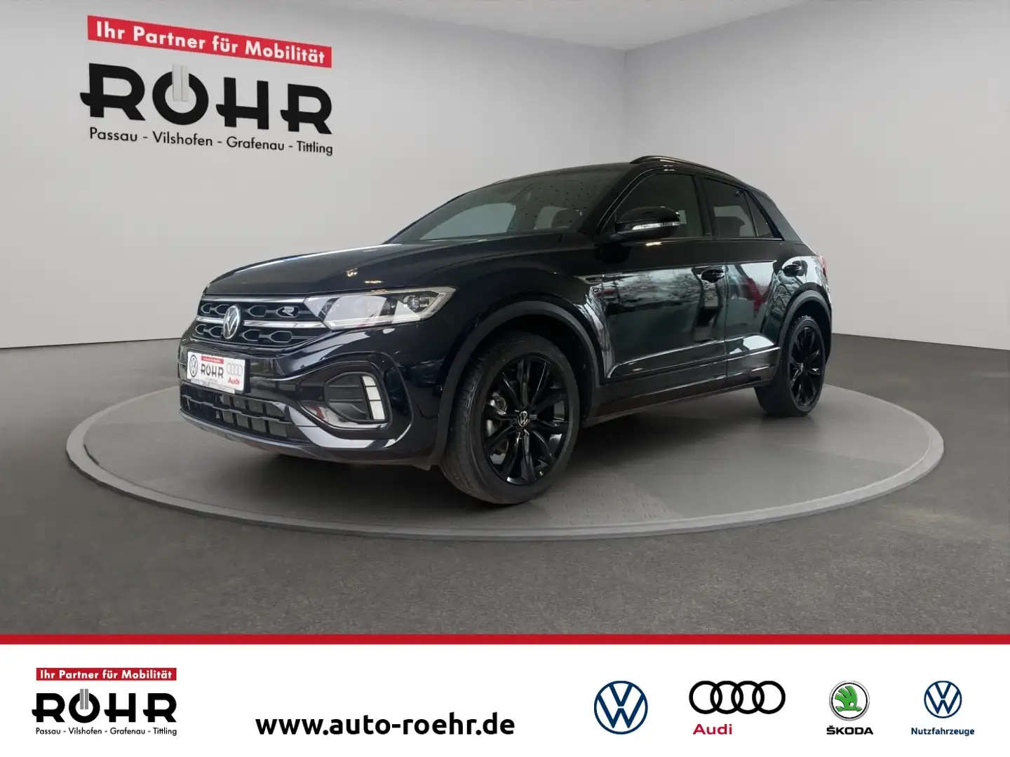 Volkswagen T-Roc 1.5 TSI (DAB.PDC.SHZ.ACC) R-Line DSG Schwarz - 1