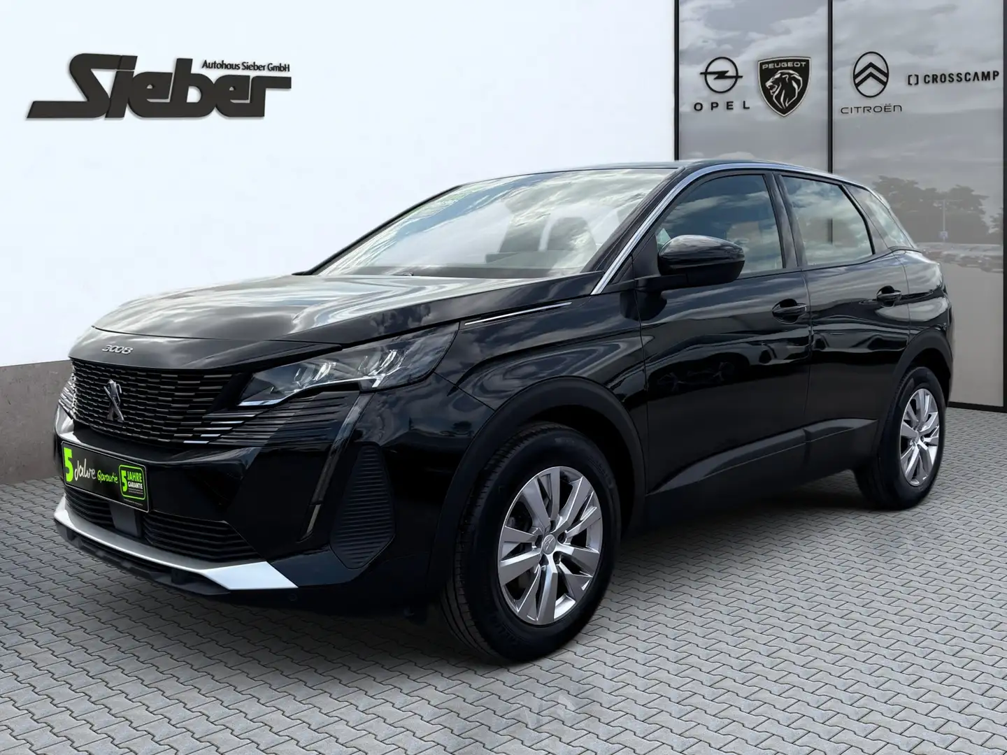 Peugeot 3008 1.5 BlueHDi 130 Active Pack SpurH LM KAM Noir - 2