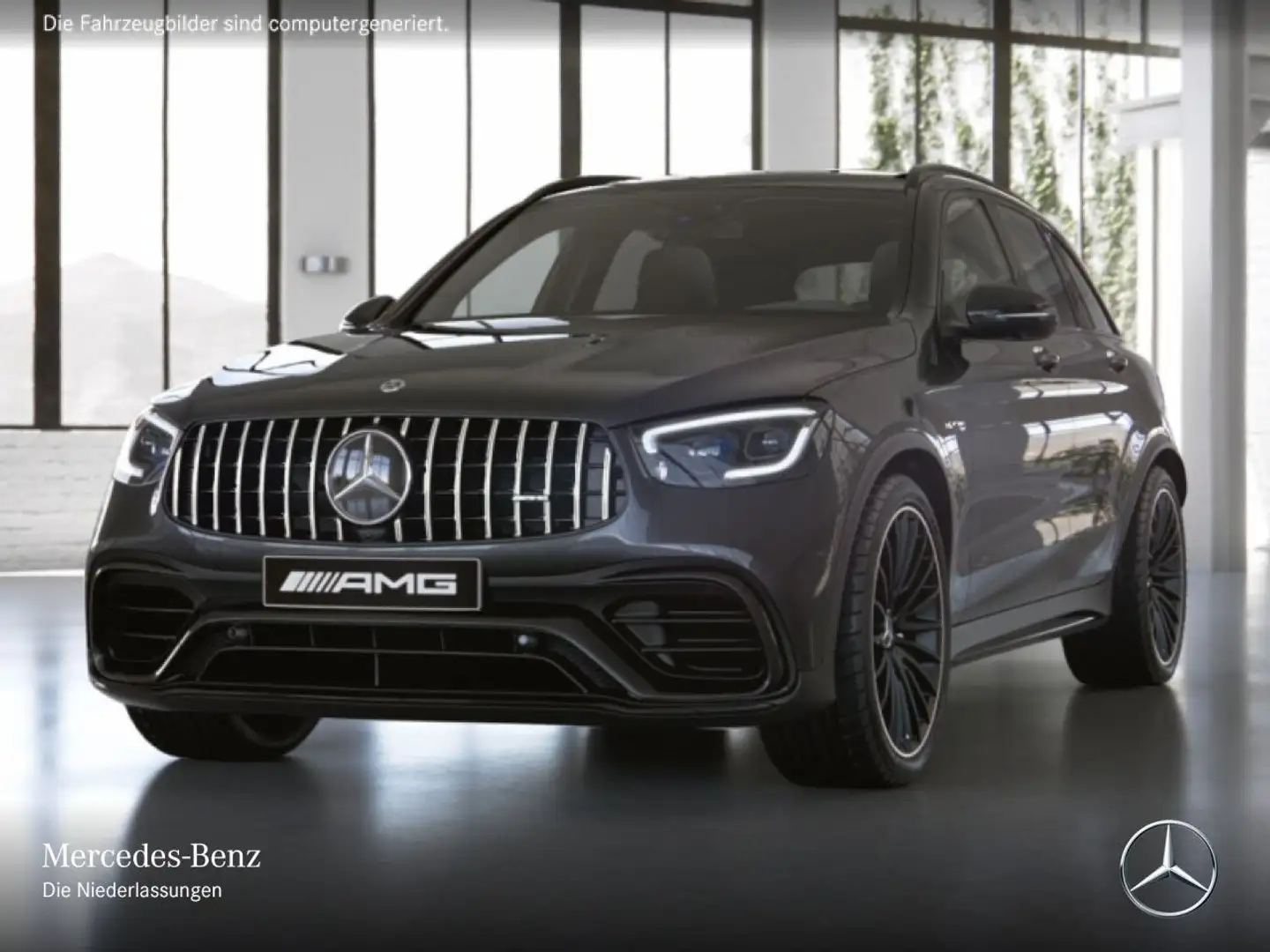 Mercedes-Benz GLC 63 AMG GLC 63 4M NIGHT+PANO+360+MULTIBEAM+BURMESTER+HUD Gris - 2