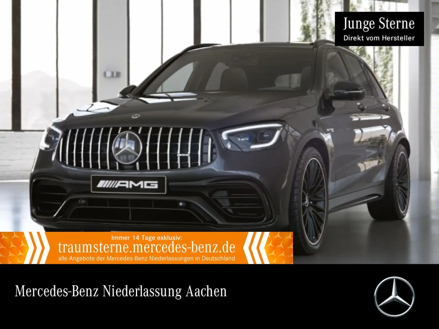 Mercedes-Benz GLC 63 AMG GLC 63 4M NIGHT+PANO+360+MULTIBEAM+BURMESTER+HUD Gris - 1