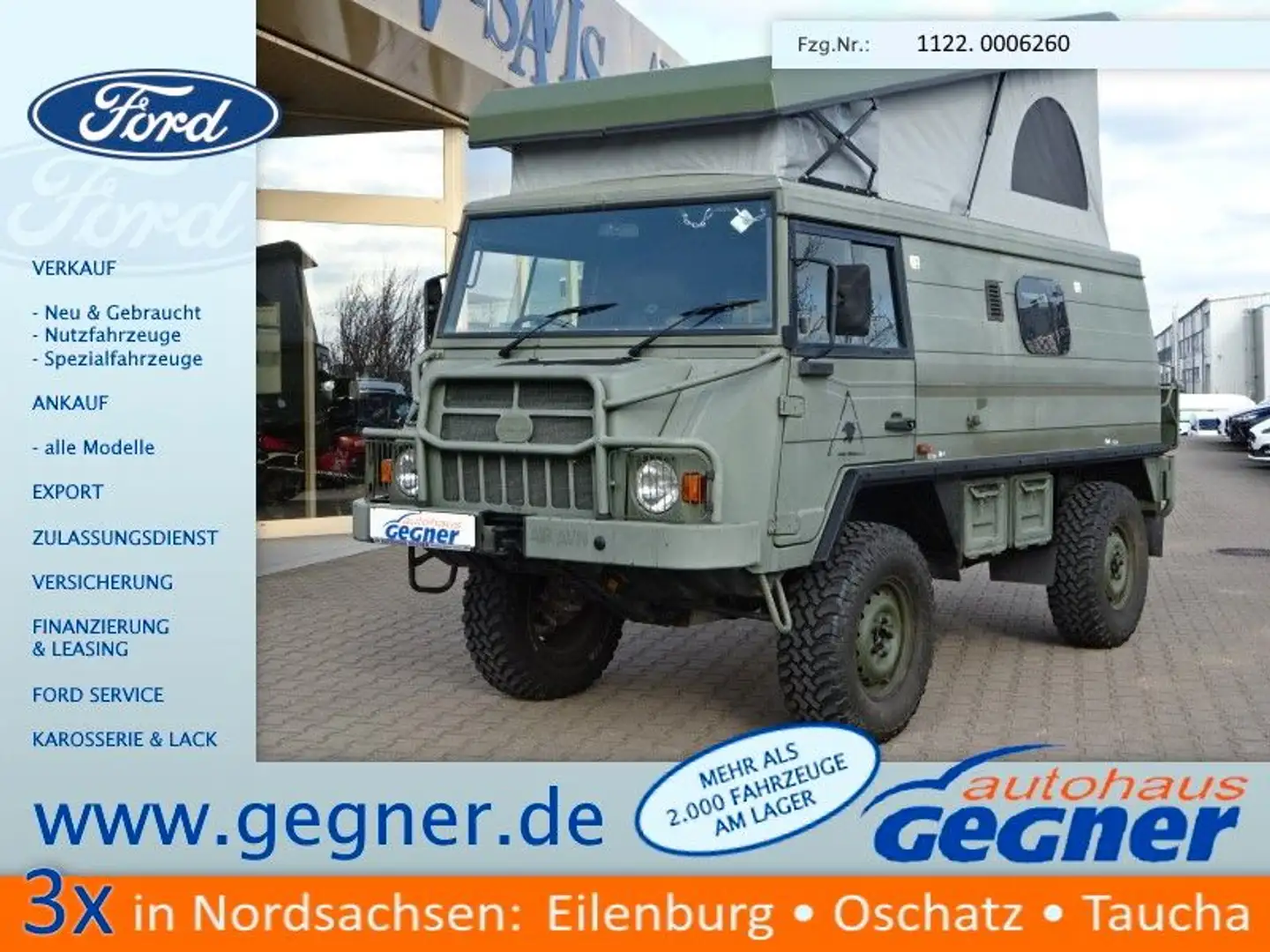 Steyr Steyr-Daimler-Puch Pinzgauer 4x4 Camper Grün - 1