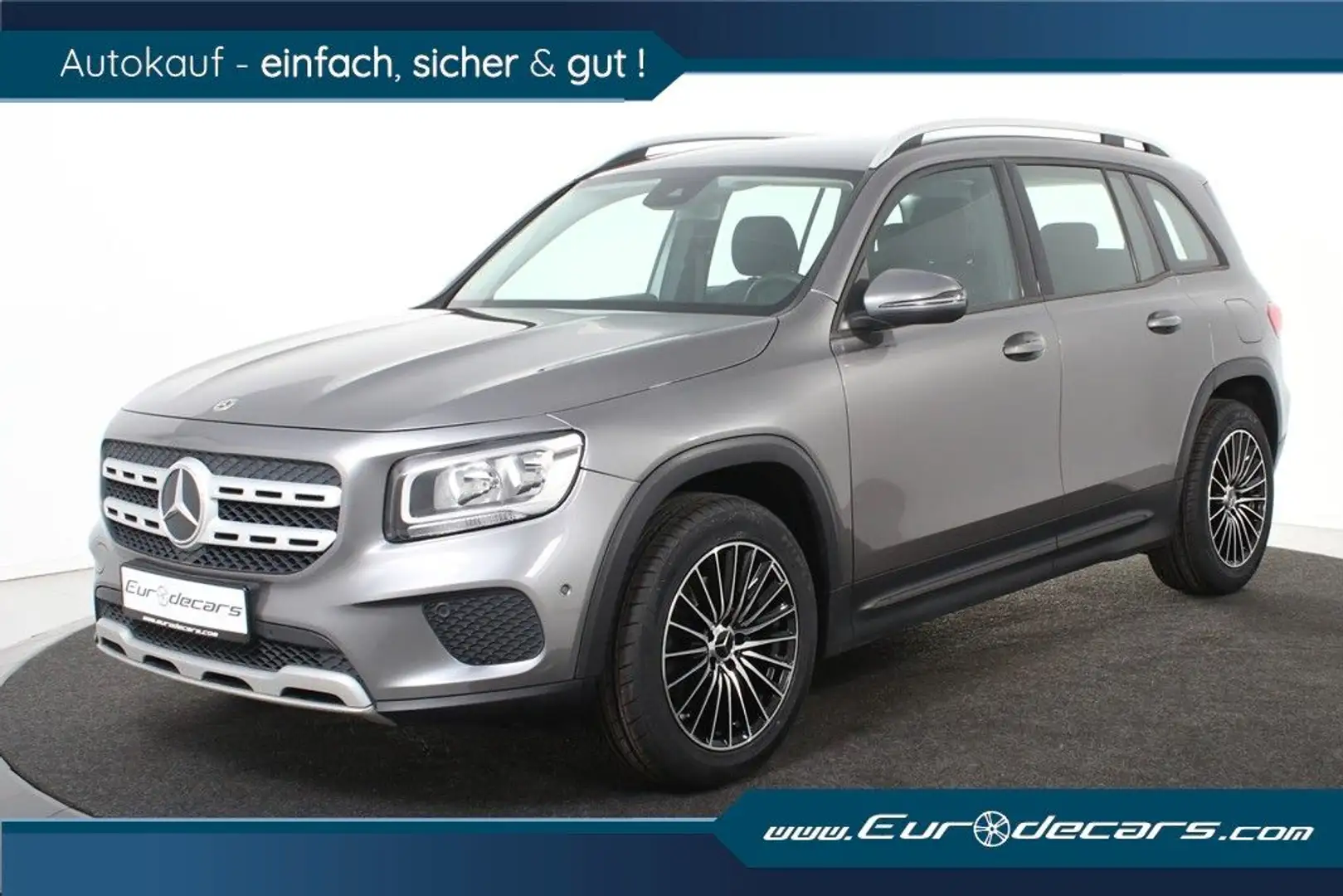 Mercedes-Benz GLB 200 *1.Hand*Navi*T.Leder*SHZ*Park ass.* Gris - 1