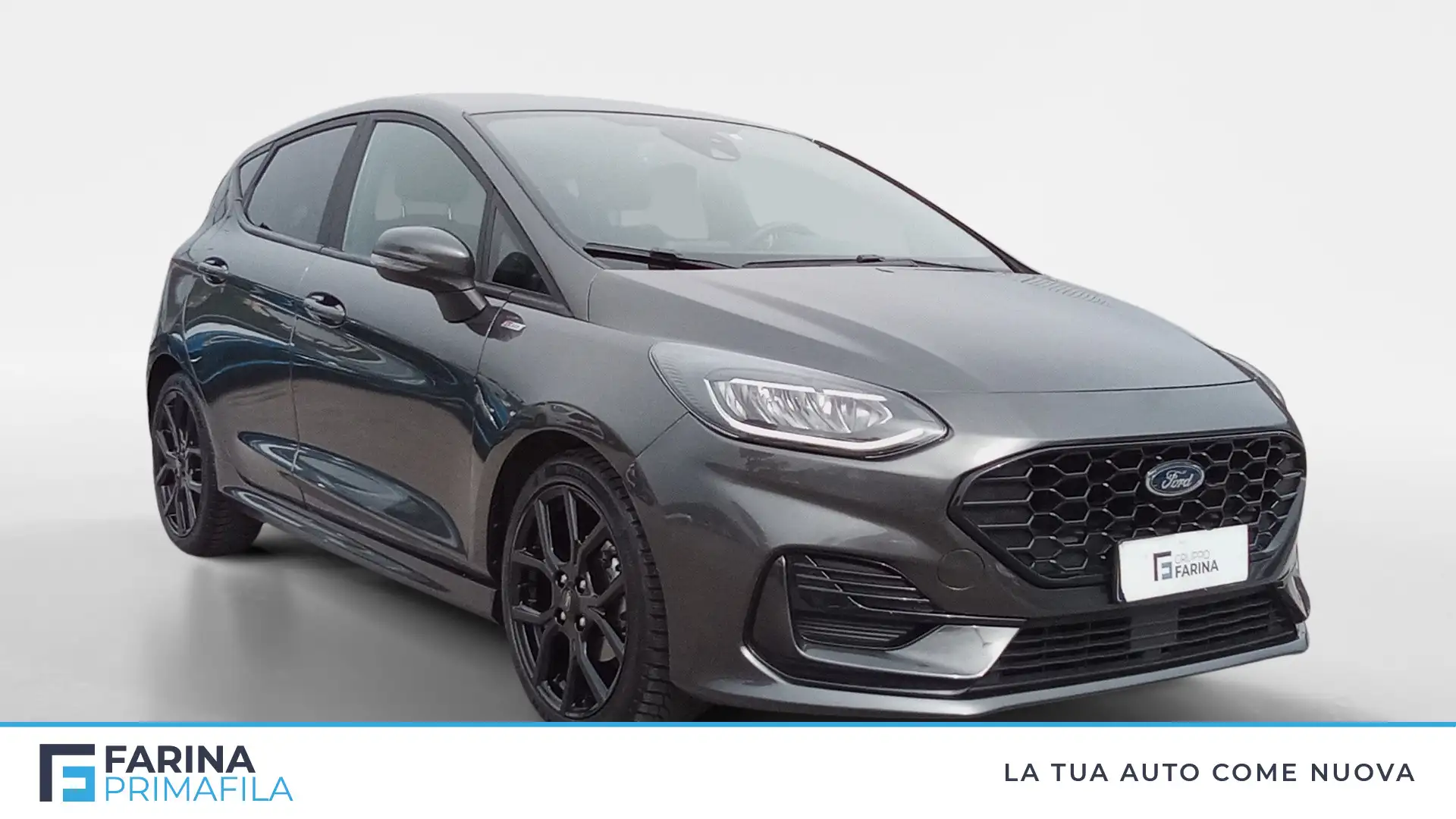 Ford Fiesta 5 Porte 1.0 EcoBoost Hybrid ST-Line X Grigio - 2