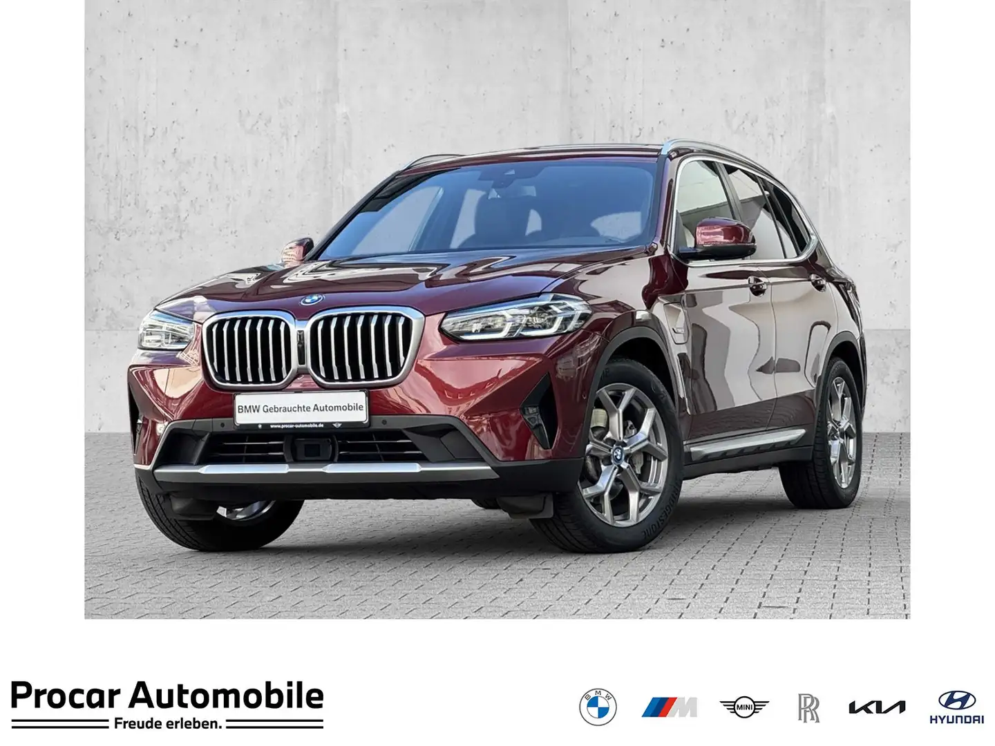 BMW X3 xDrive30e Laser DA ACC PA+ Pano AHK HuD HiFi Rot - 1