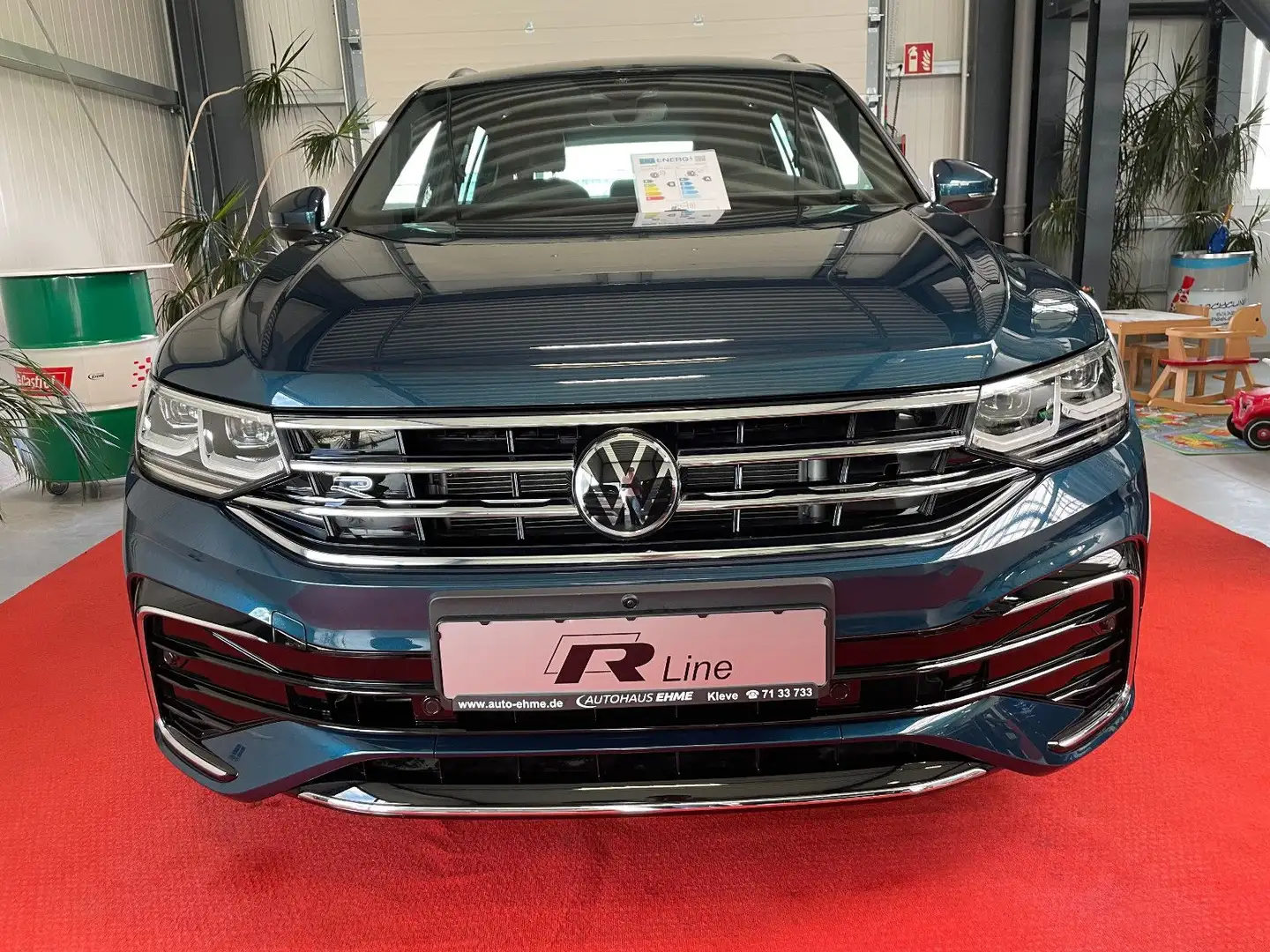 Volkswagen Tiguan R-LINE 2.0 TDI DSG *PANO*LEDER*360°*DCC* Blau - 2