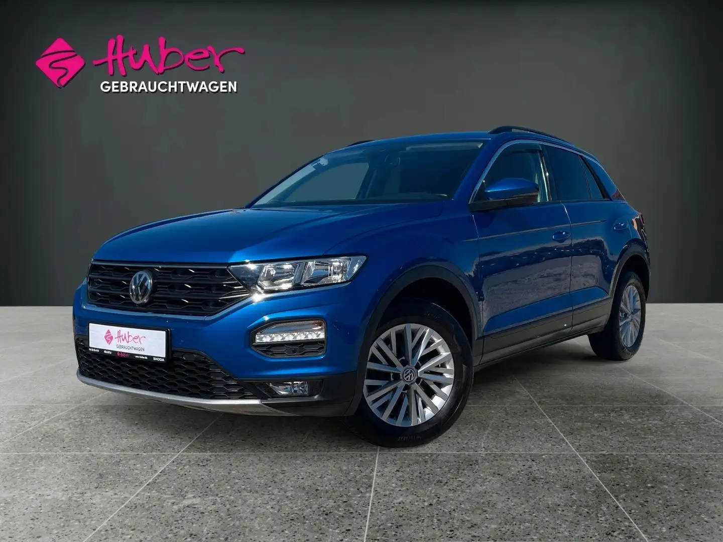 Volkswagen T-Roc 1.0  STYLE (*NAVI*KLIMAAUT*SITZHZ*) Bleu - 1