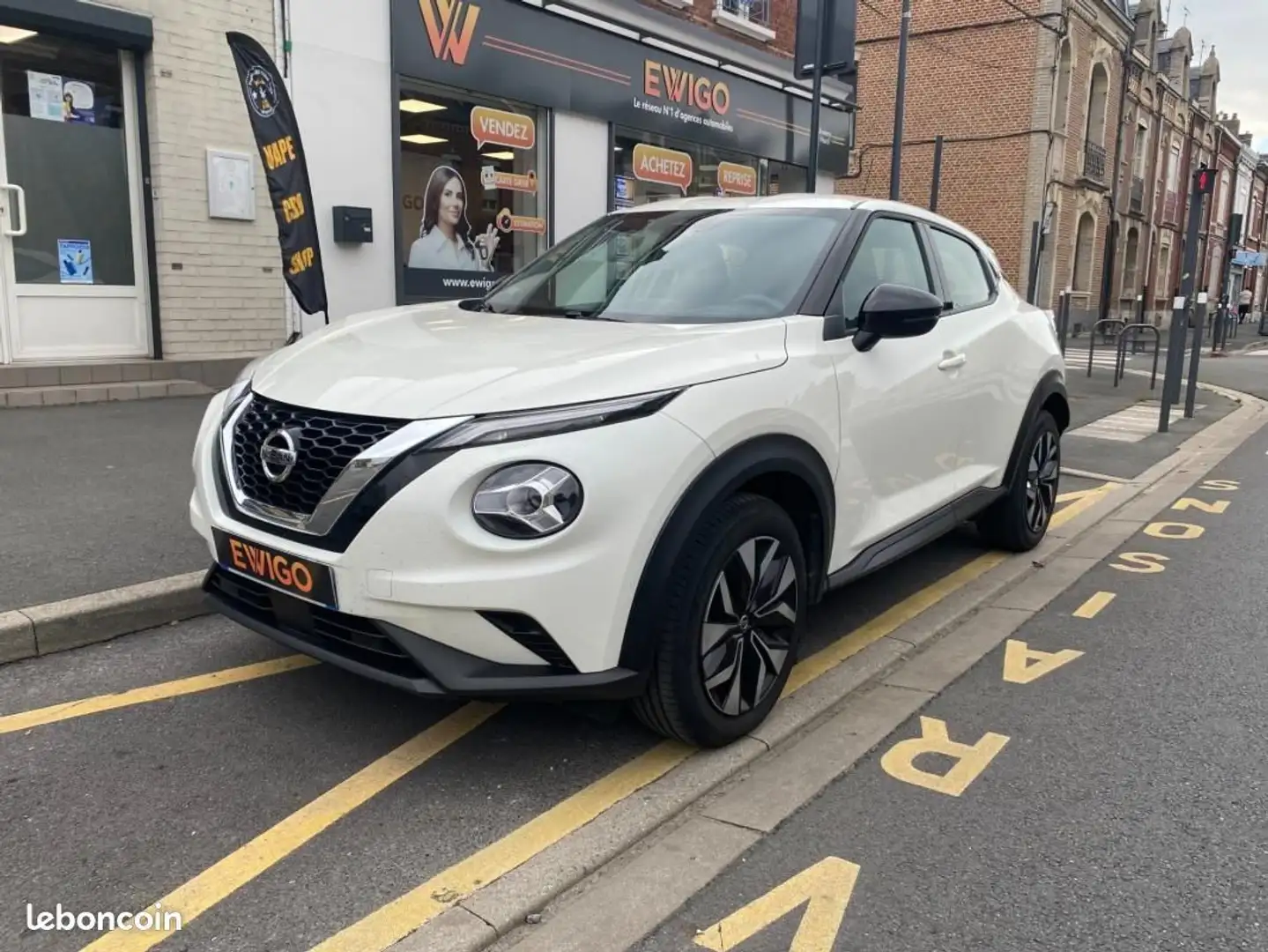 Nissan Juke 1.0 DIGT 114 ACENTA BVA CAMERA DE RECUL Blanc - 1