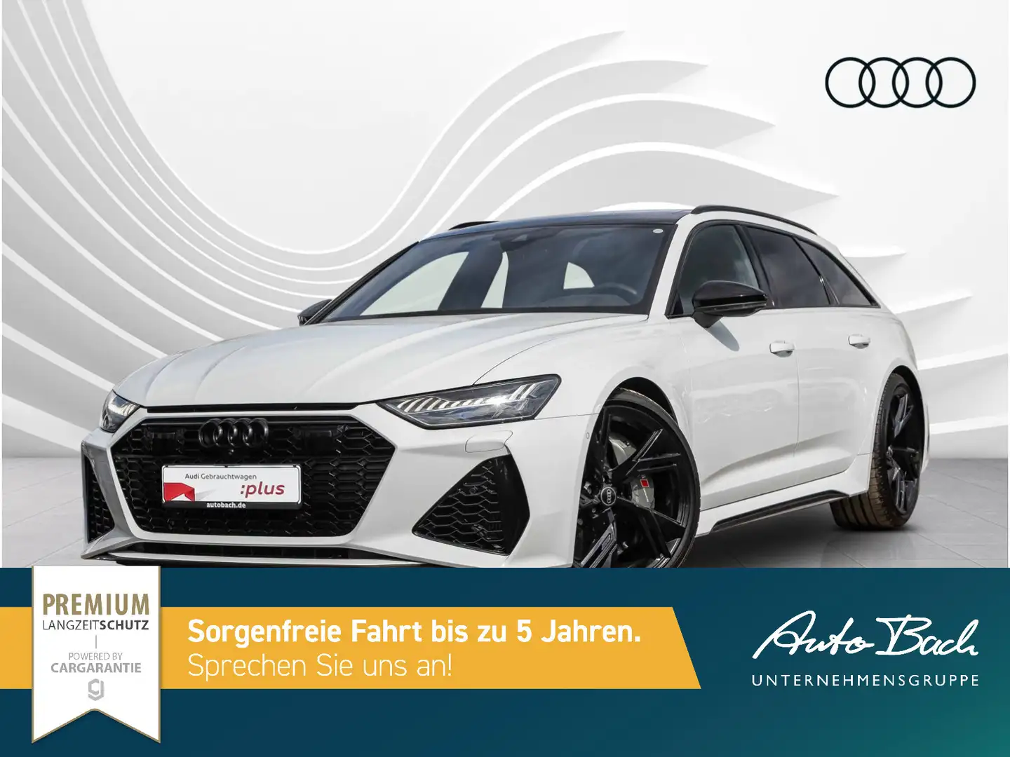 Audi RS6 RS6 Avant 4.0TFSI ACC Pano Keramik 305 km/h virt Weiß - 2