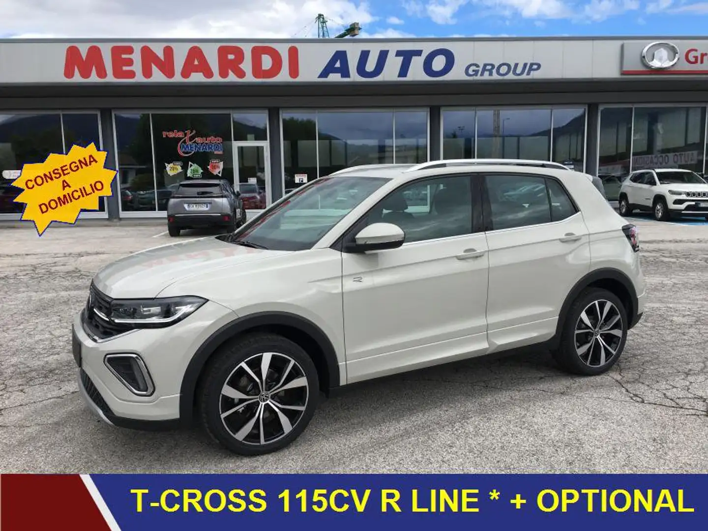 Volkswagen T-Cross 1.0 TSI 115 CV R-Line PROMOZIONE!! PRONTA CONSEGNA Grigio - 1