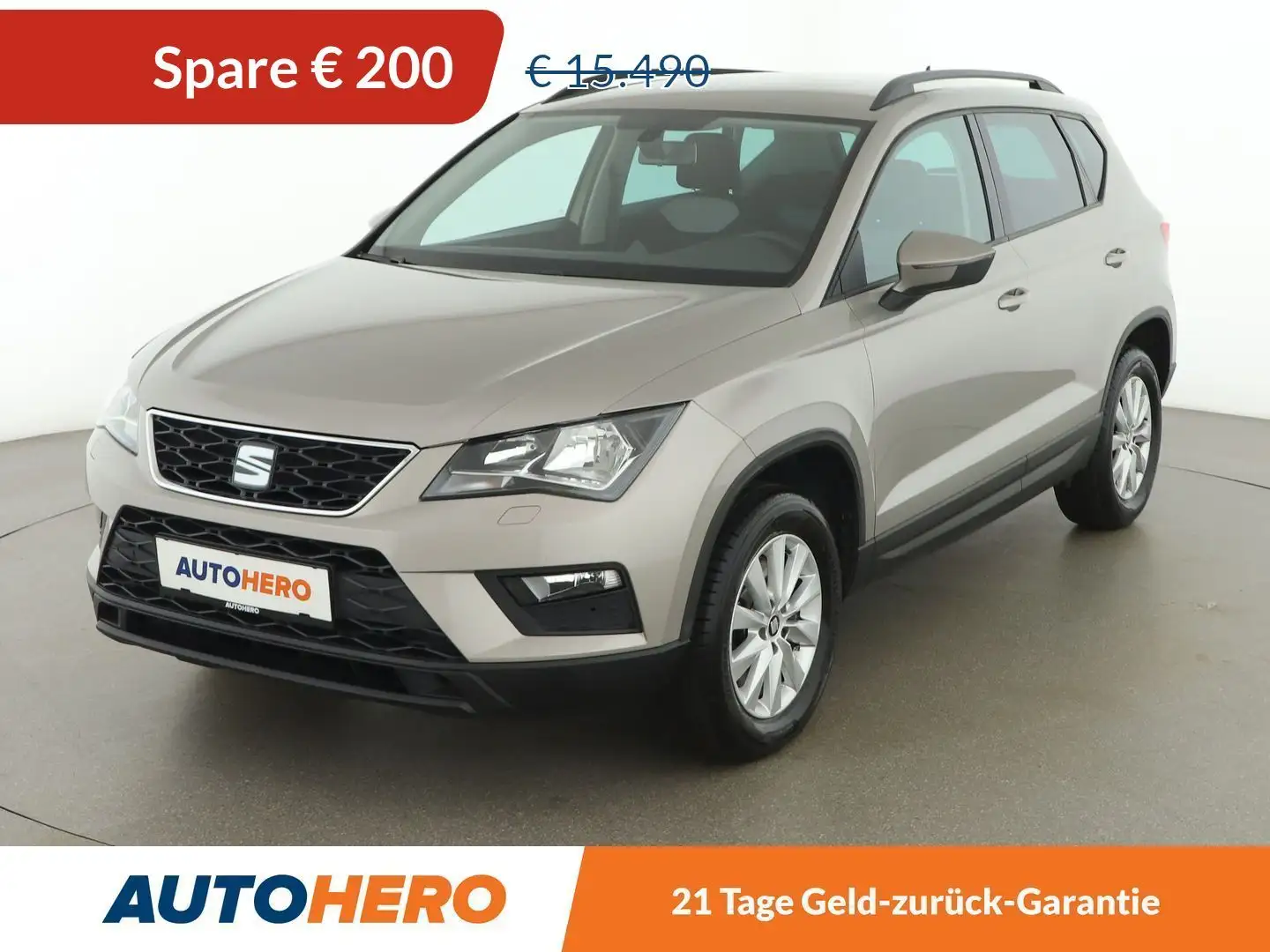 SEAT Ateca 1.0 TSI Reference *TEMPO*SHZ*KLIMAAUT*BT* Brun - 1