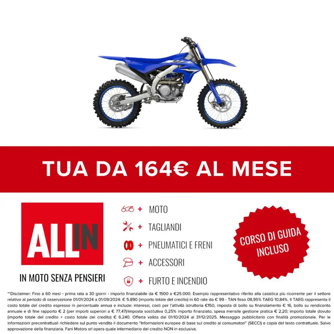 Yamaha YZ 450 Icon Blue Grigio - 2