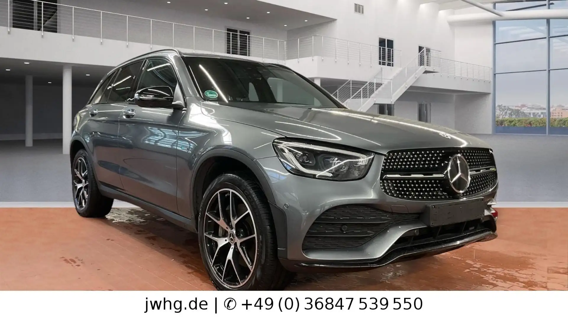 Mercedes-Benz GLC 300 e AMG Line Virtual HeadUp Ass+ Sitzklima Gris - 2