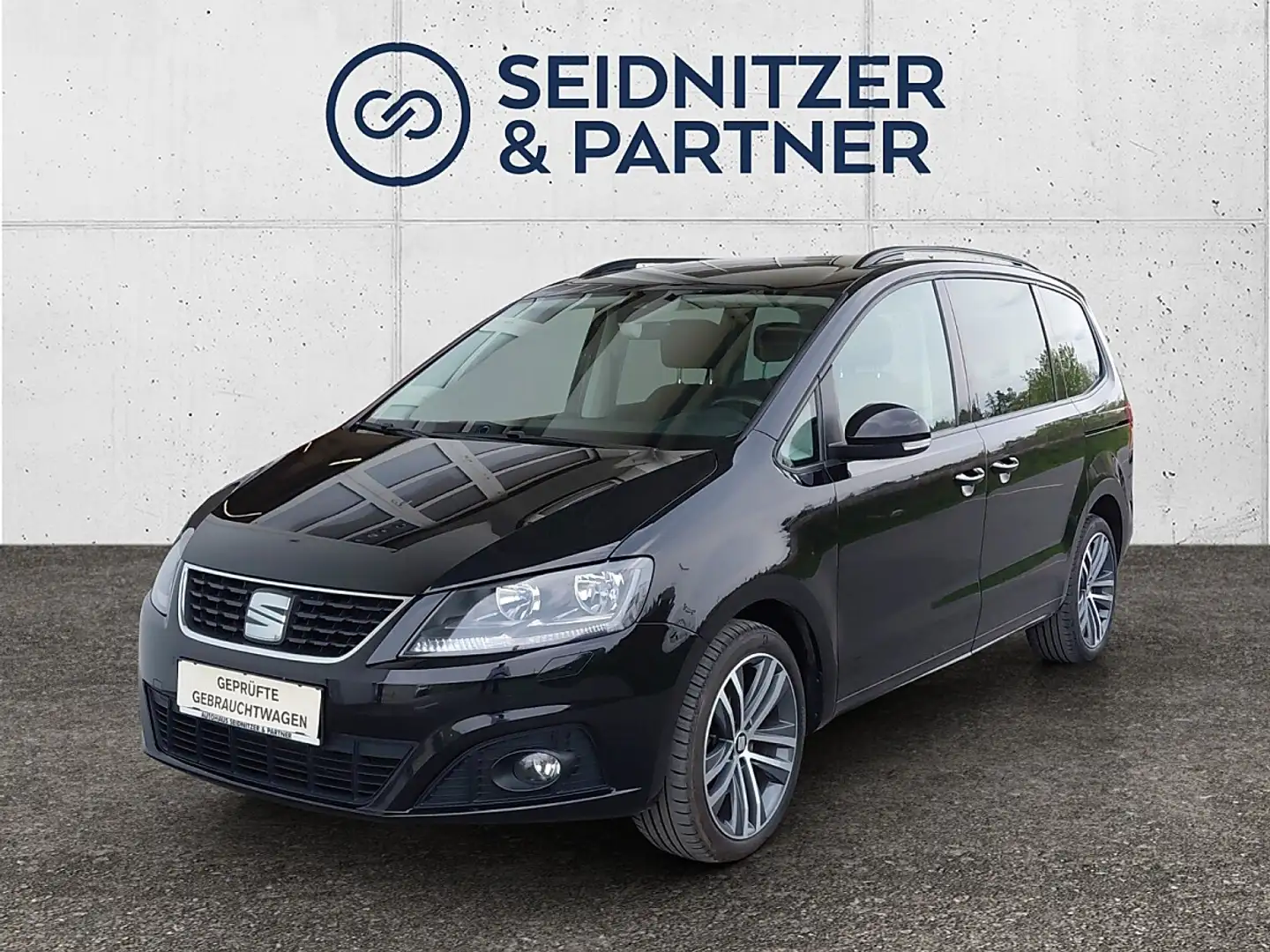 SEAT Alhambra 2,0 TDI DSG Schwarz - 1