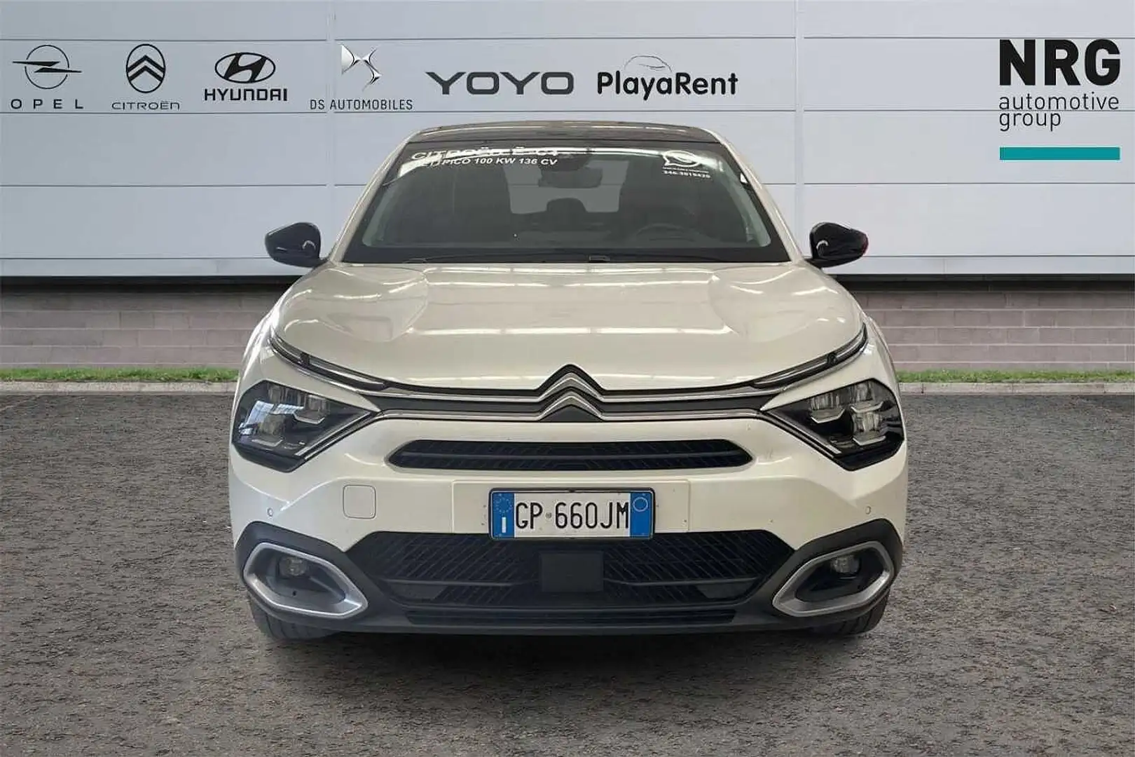 Citroen E-C4 X X motore elettrico 136 CV Shine Білий - 2