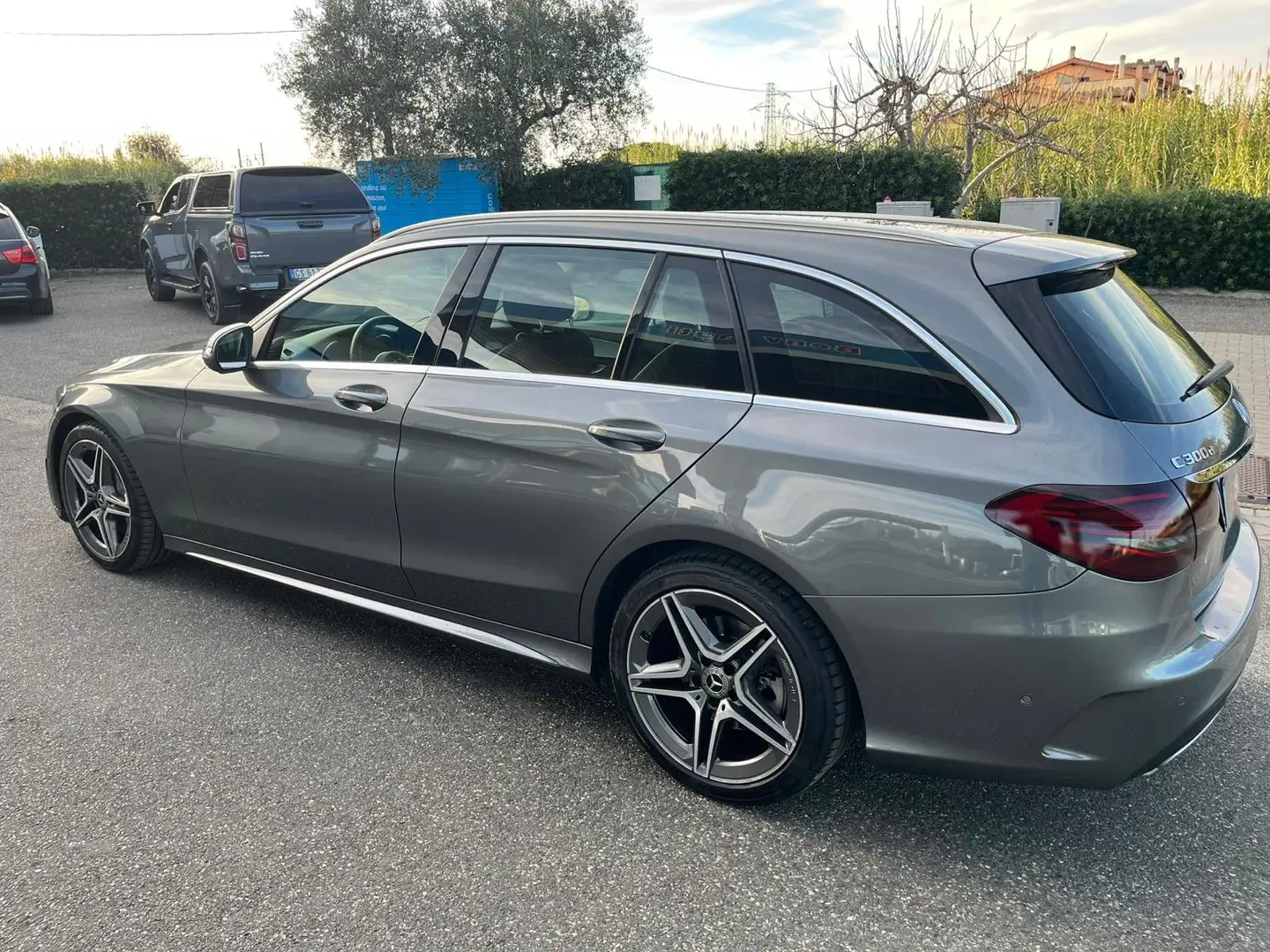 Mercedes-Benz C 300 C SW 300 d Premium auto Grigio - 2