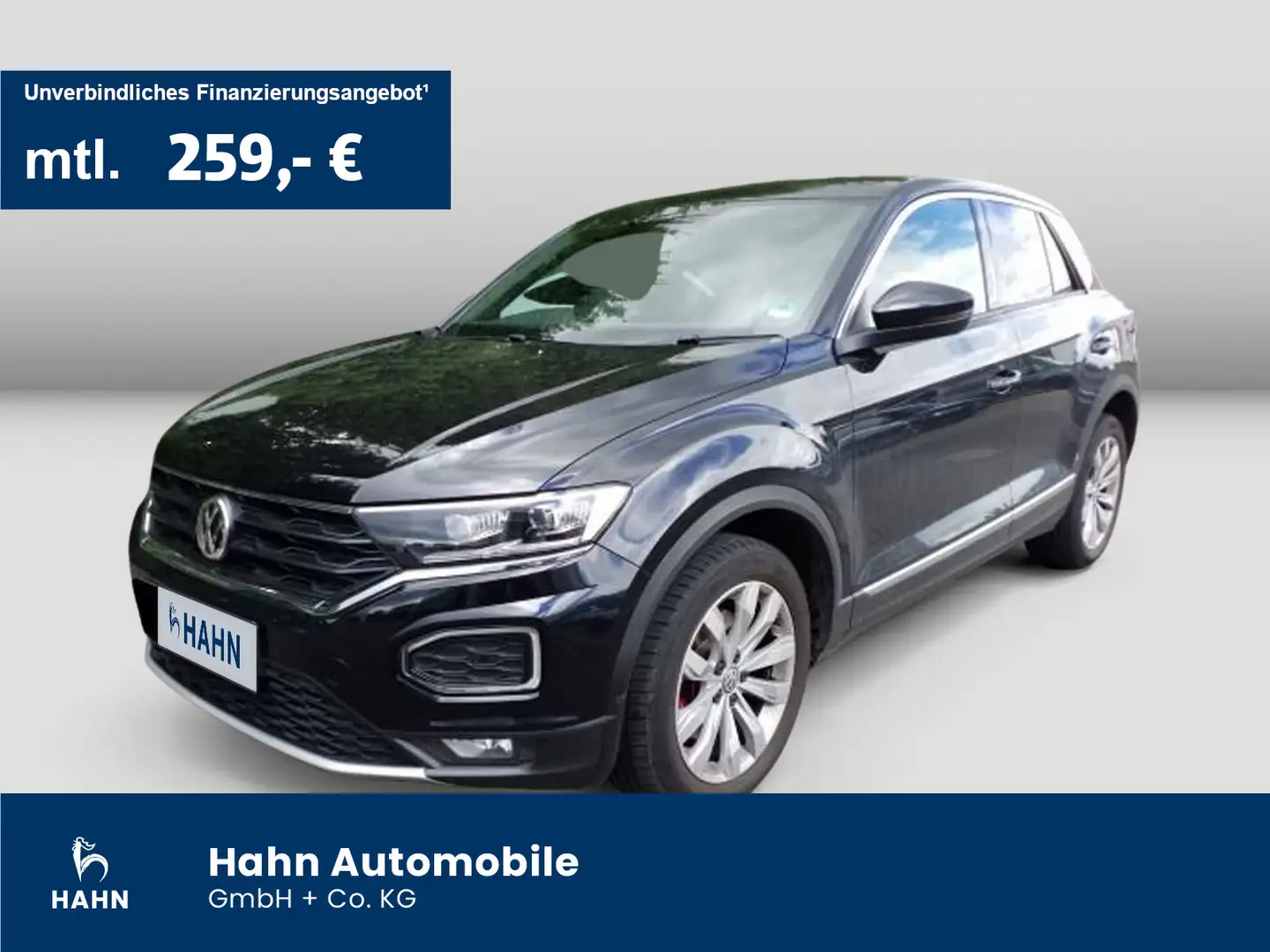 Volkswagen T-Roc 1.5TSI Sport DSG AHK ACC PDC Climatr Navi Schwarz - 1