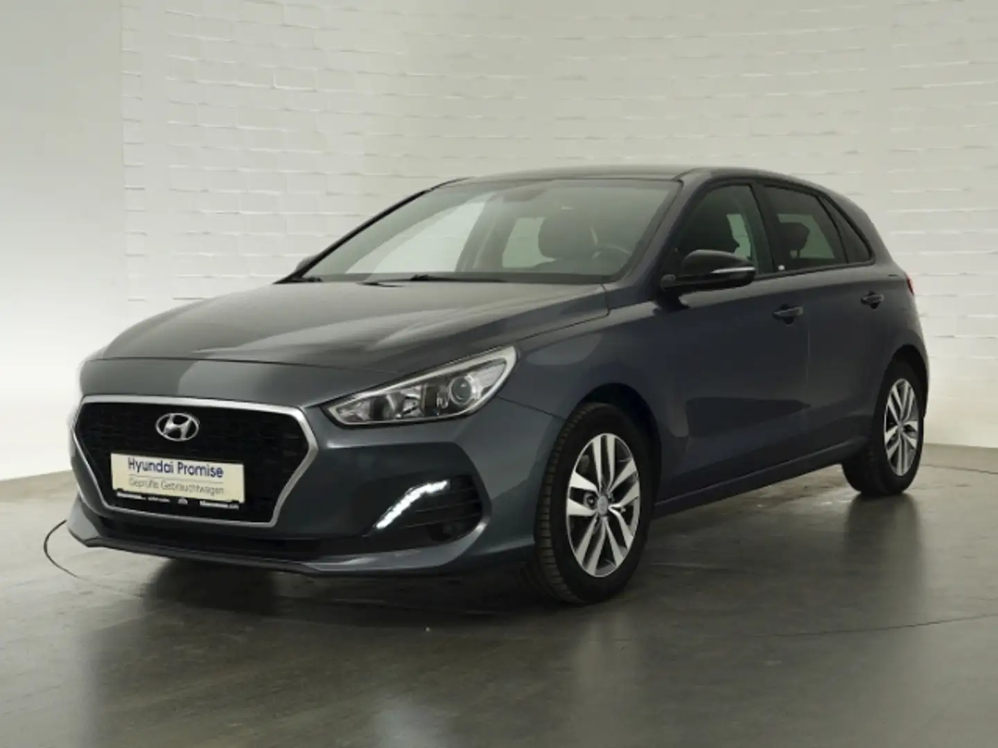 Hyundai i30 T-GDi YES!+NAVI+CARPLAY+SITZ-/LENKRADHEIZUNG+LED T Gris - 2