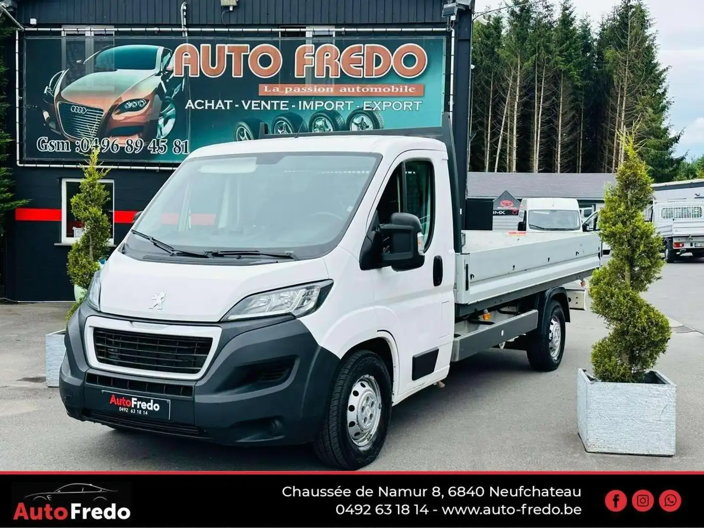 Peugeot Boxer LONG CHASSIS PRIX MARCHAND TVAC   GPS CLIM 165 CV Blanc - 1
