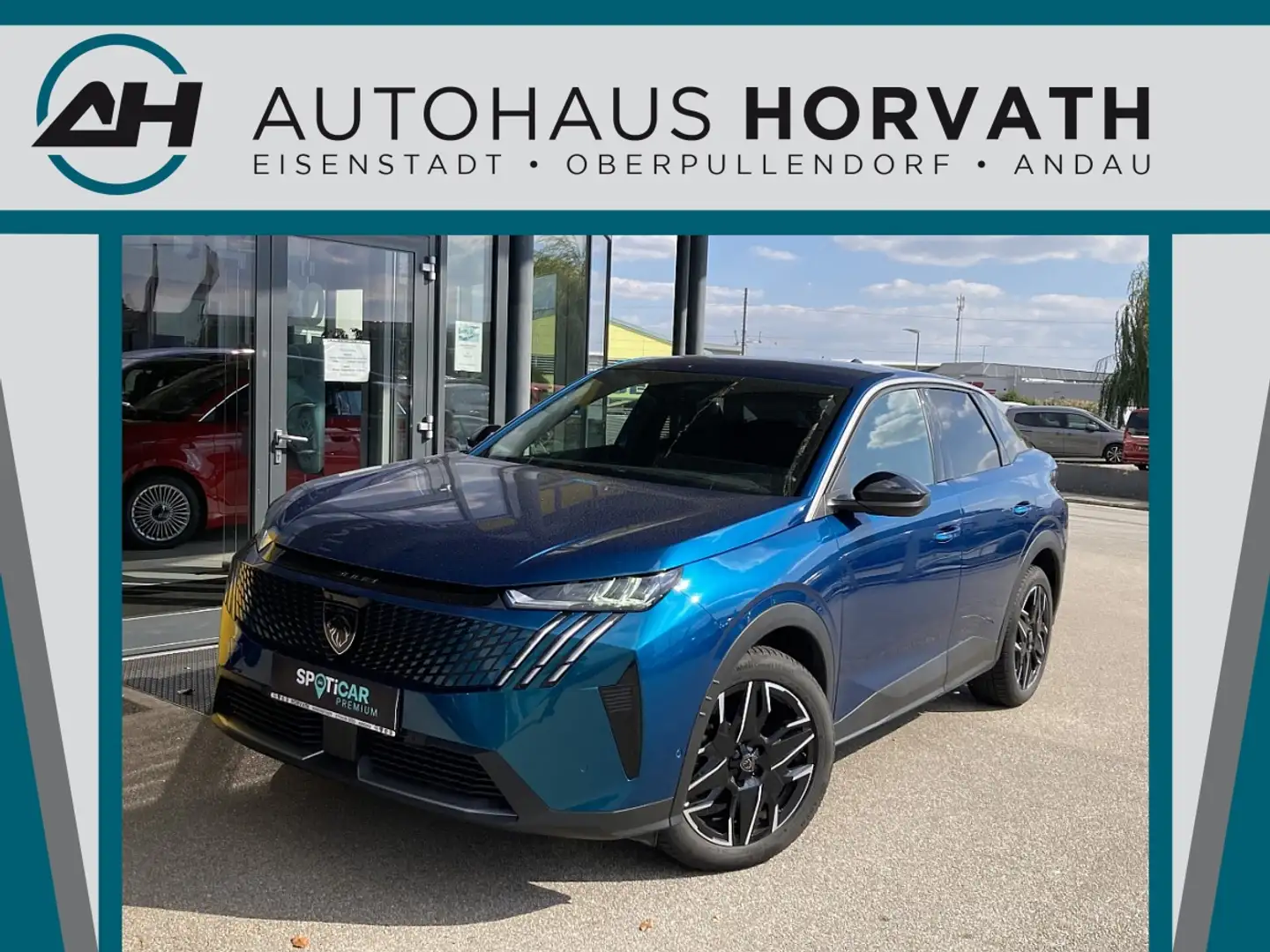 Peugeot 3008 Hybrid 136 E-DCS6 Allure Aut!PANORAMANAVIPACK,W... Bleu - 1
